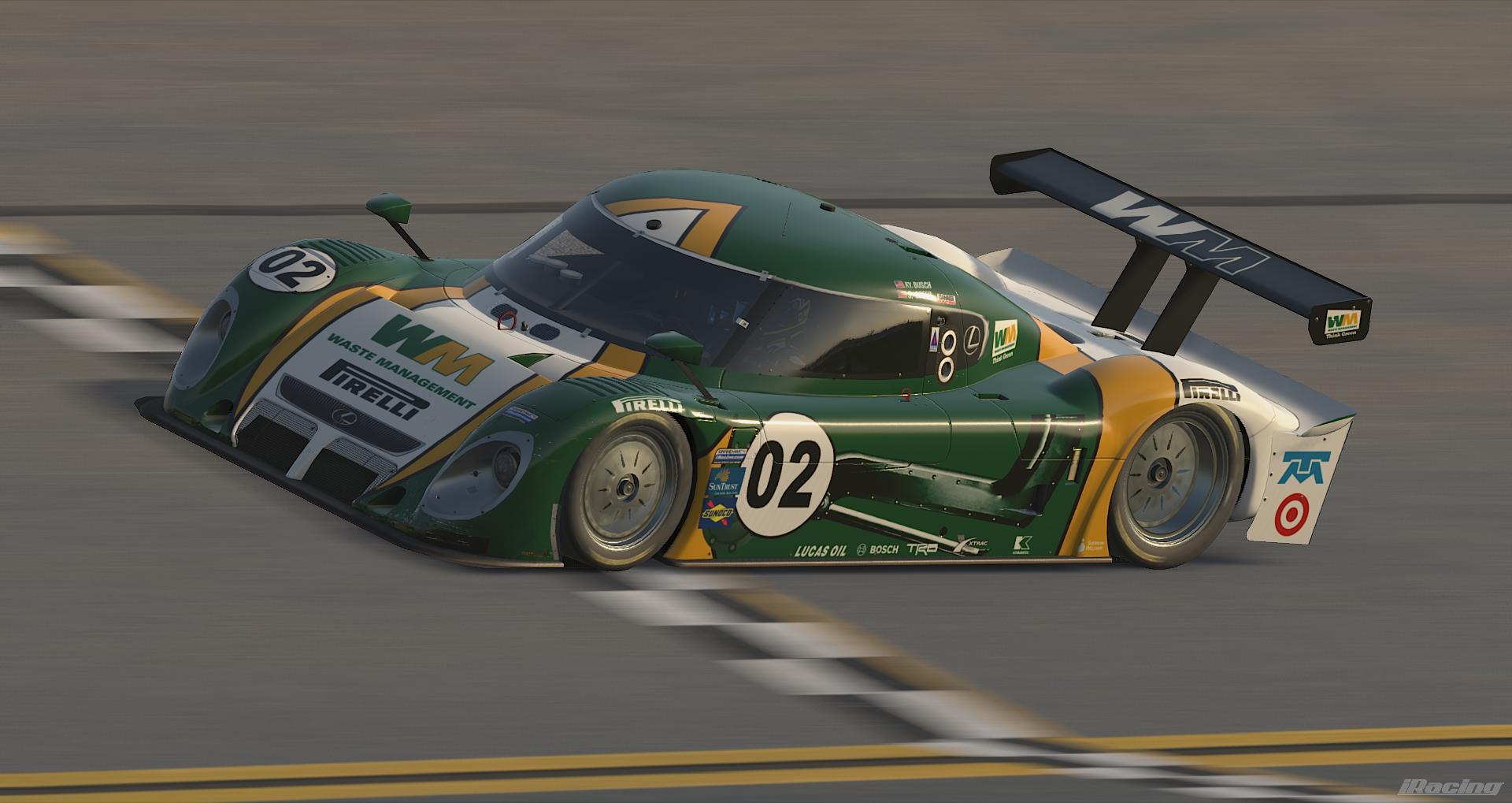 Preview of Kyle Busch / Scott Speed 2009 Waste Management -  Brumos Porsche 250 by Dustin William Owen Dawes