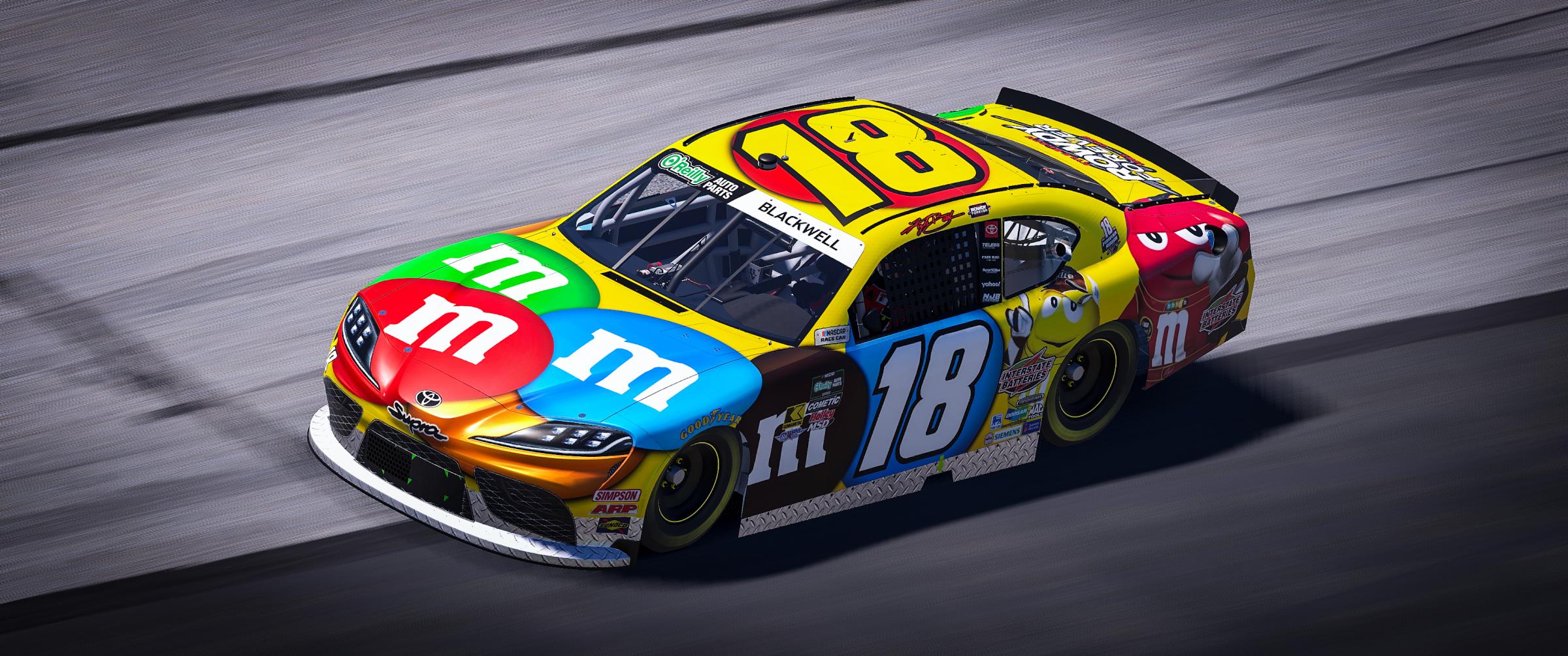 Preview of #18 Kyle Busch 2009 M&Ms Cust Num by Noah B.
