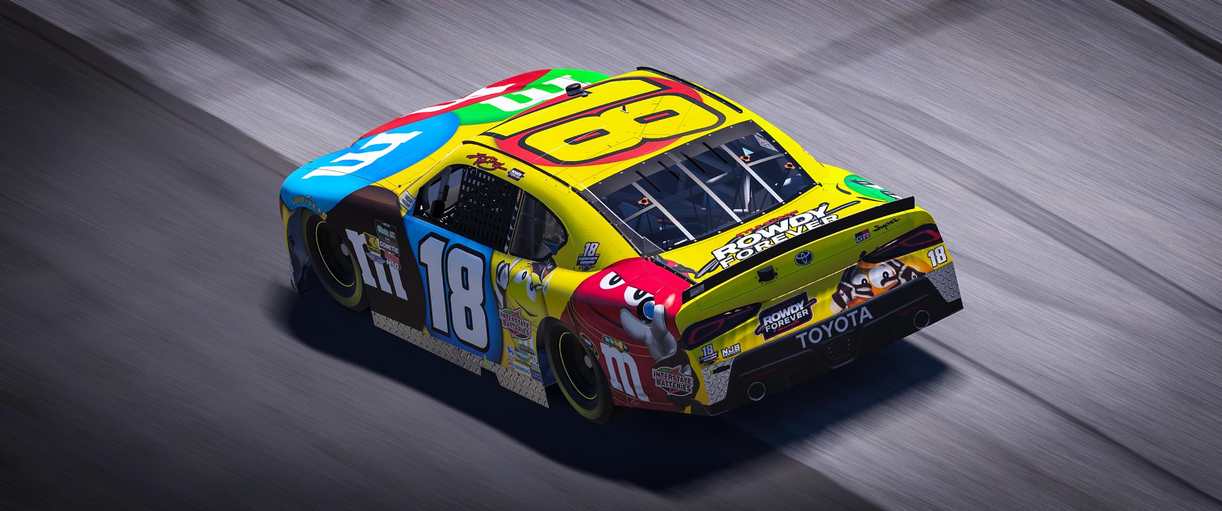 Preview of #18 Kyle Busch 2009 M&Ms Cust Num by Noah B.
