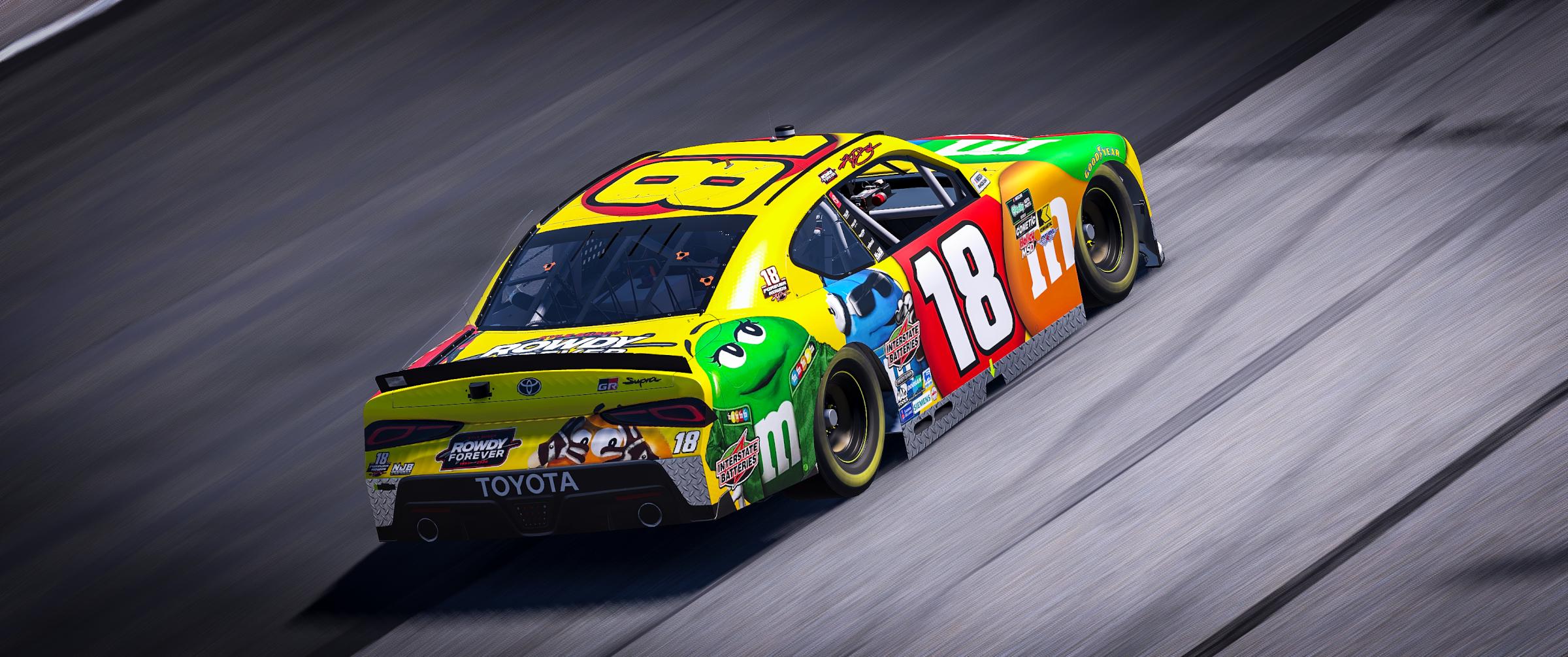 Preview of #18 Kyle Busch 2009 M&Ms Cust Num by Noah B.