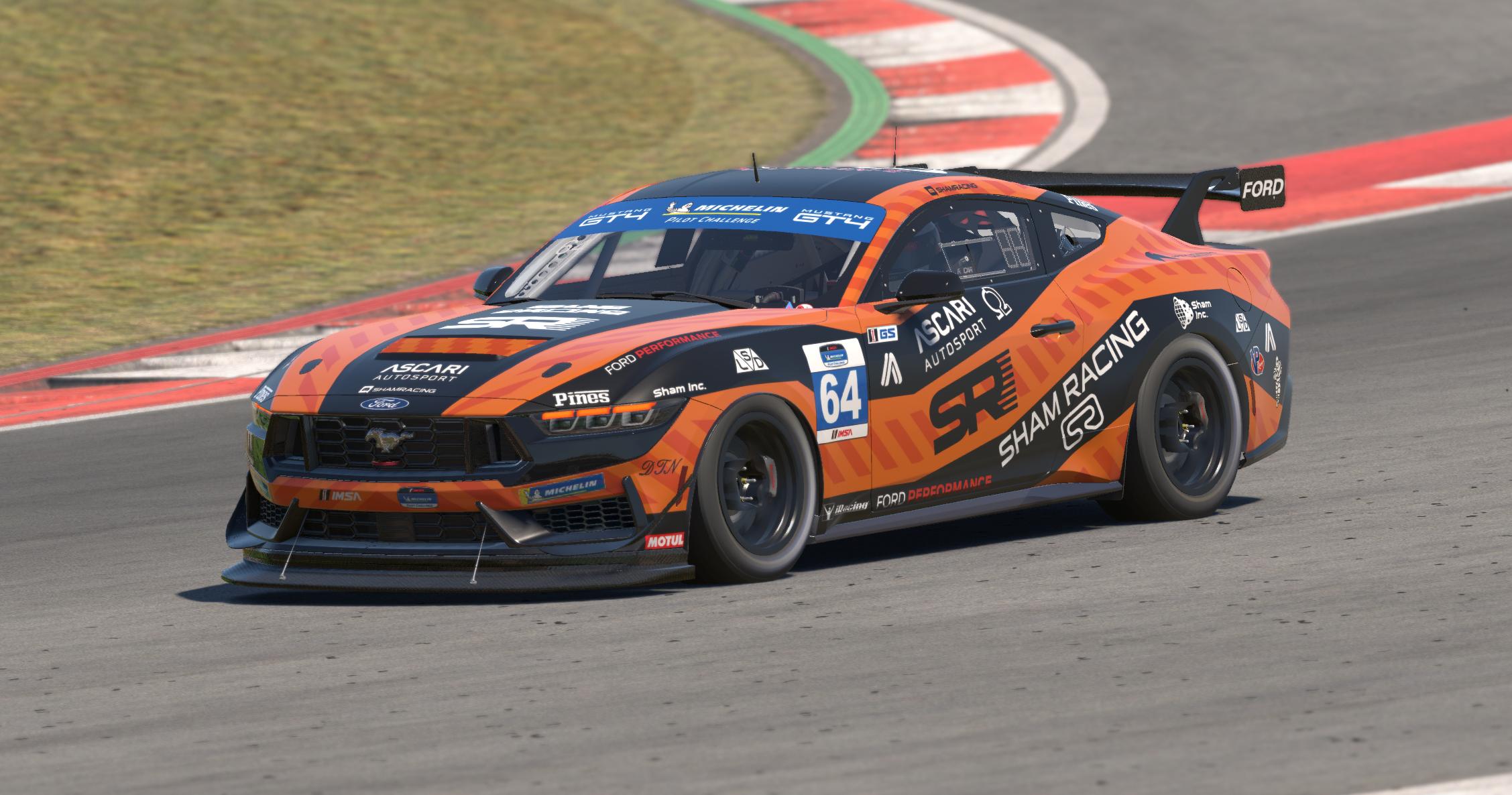 Preview of Ford Mustang GT4 Sham Racing Orange by Lorenz S.