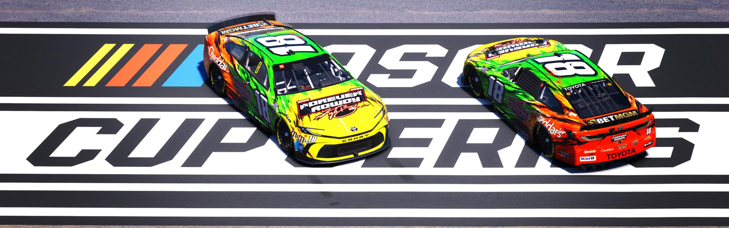 Preview of Kyle Busch - Forever Rowdy - Custom Number by Chris Champeau