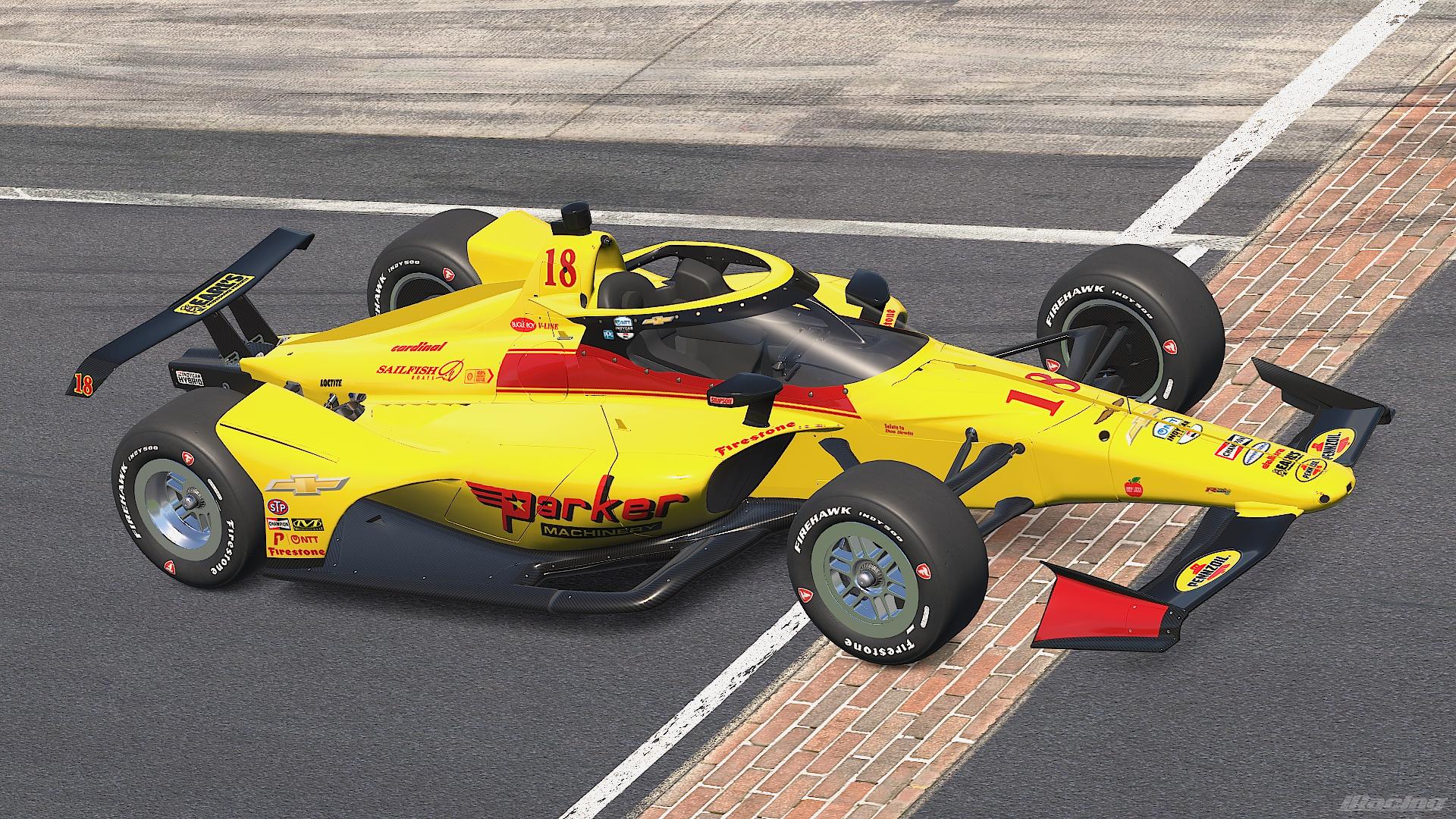 Preview of 1998 Jack Hewitt #18 Parker Machinery (Retro) by Jeffrey Stanton