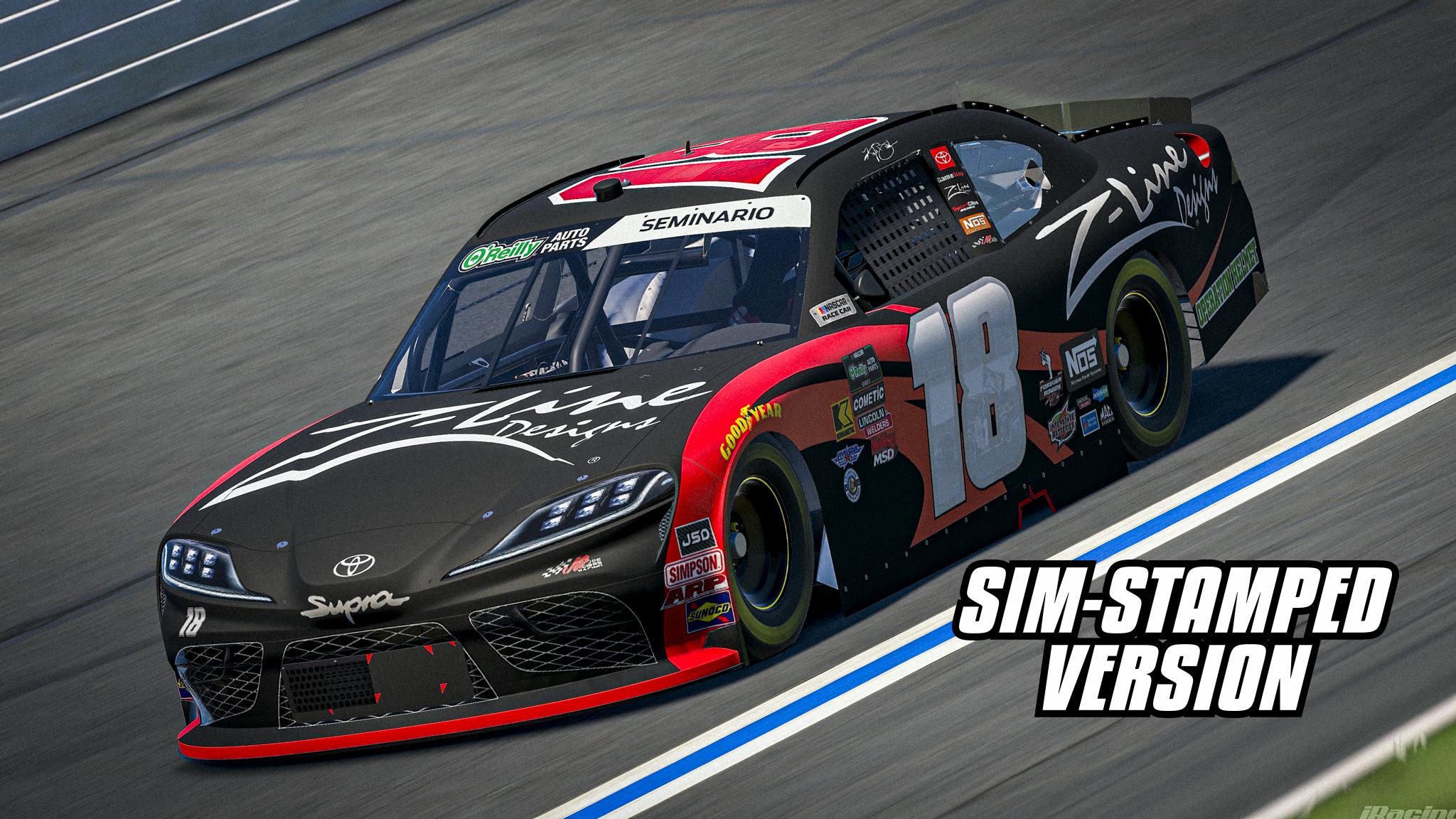 Preview of Kyle Busch | 2009 Z-Line Designs Championship Tribute | Toyota Supra | SIM-STAMPED by Johan L S.
