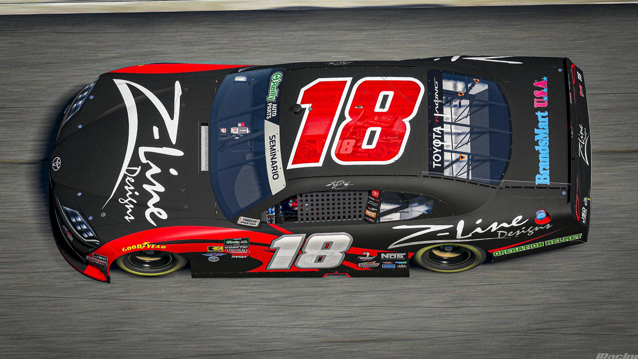 Preview of Kyle Busch | 2009 Z-Line Designs Championship Tribute | Toyota Supra | SIM-STAMPED by Johan L S.