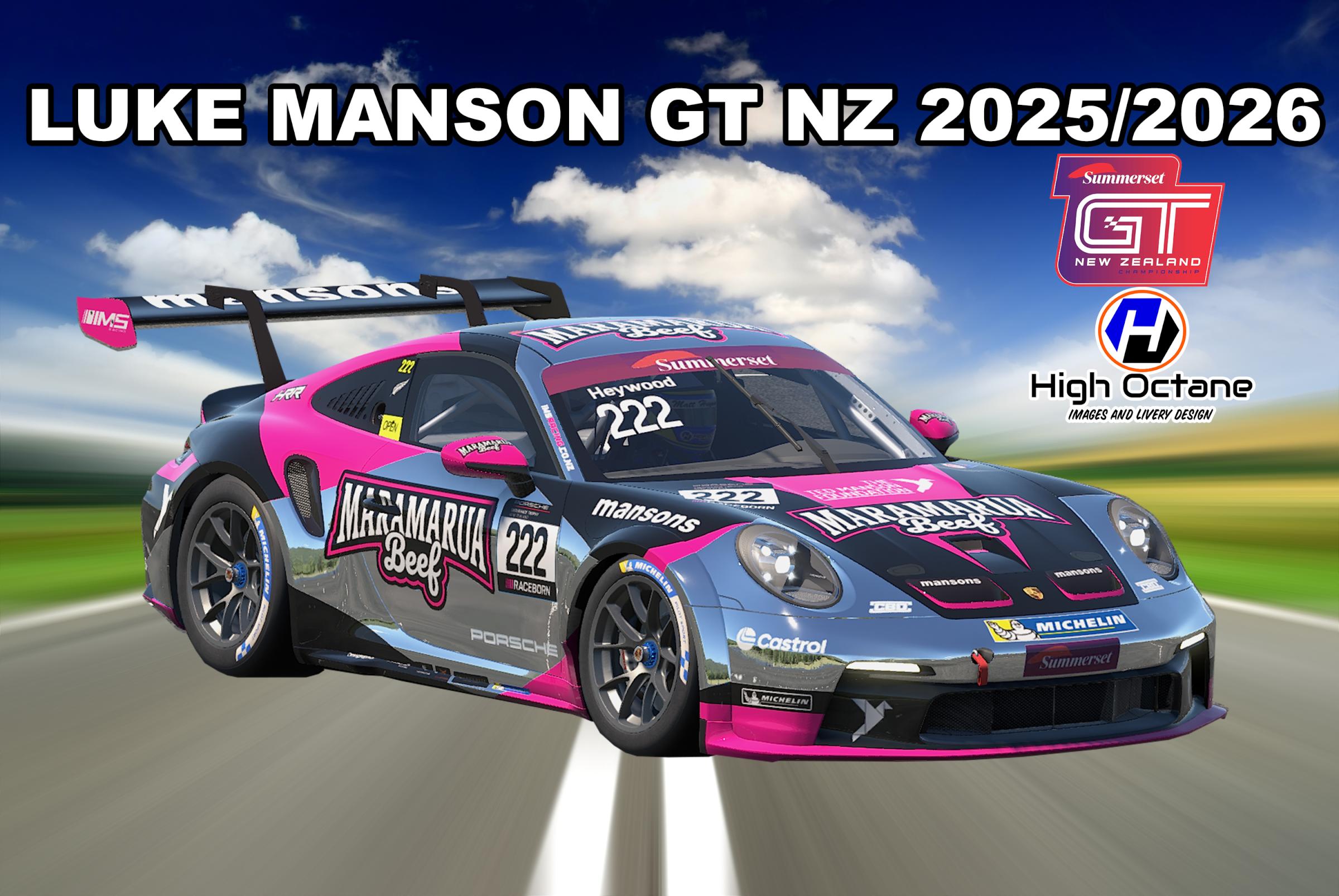 Preview of Luke Manson 2025/26 GT NZ Championship by Matt Heywood