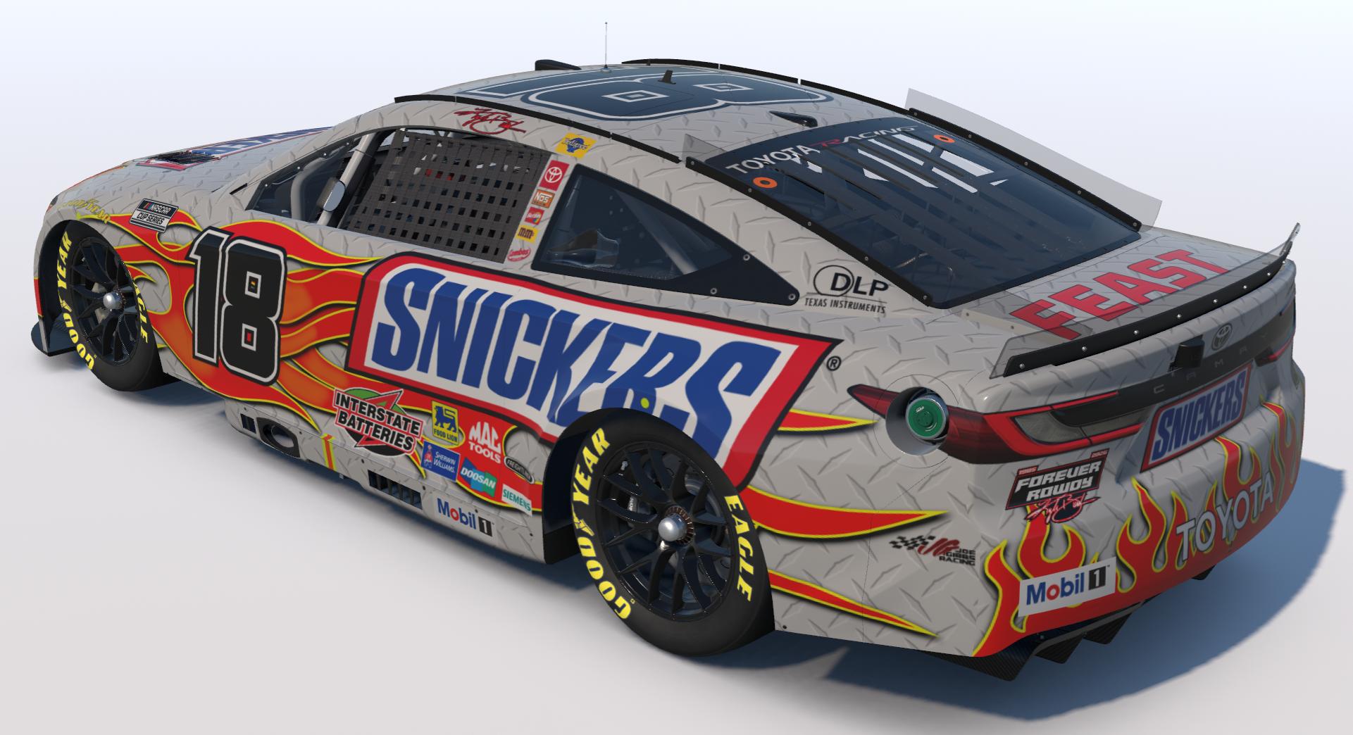 Preview of Kyle Busch 2008 Atlanta Snickers First JGR Win by Billy R Roberts