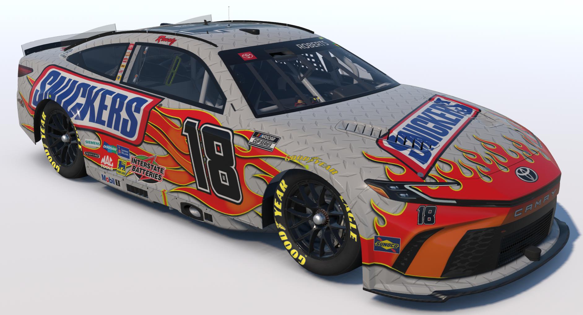 Preview of Kyle Busch 2008 Atlanta Snickers First JGR Win by Billy R Roberts