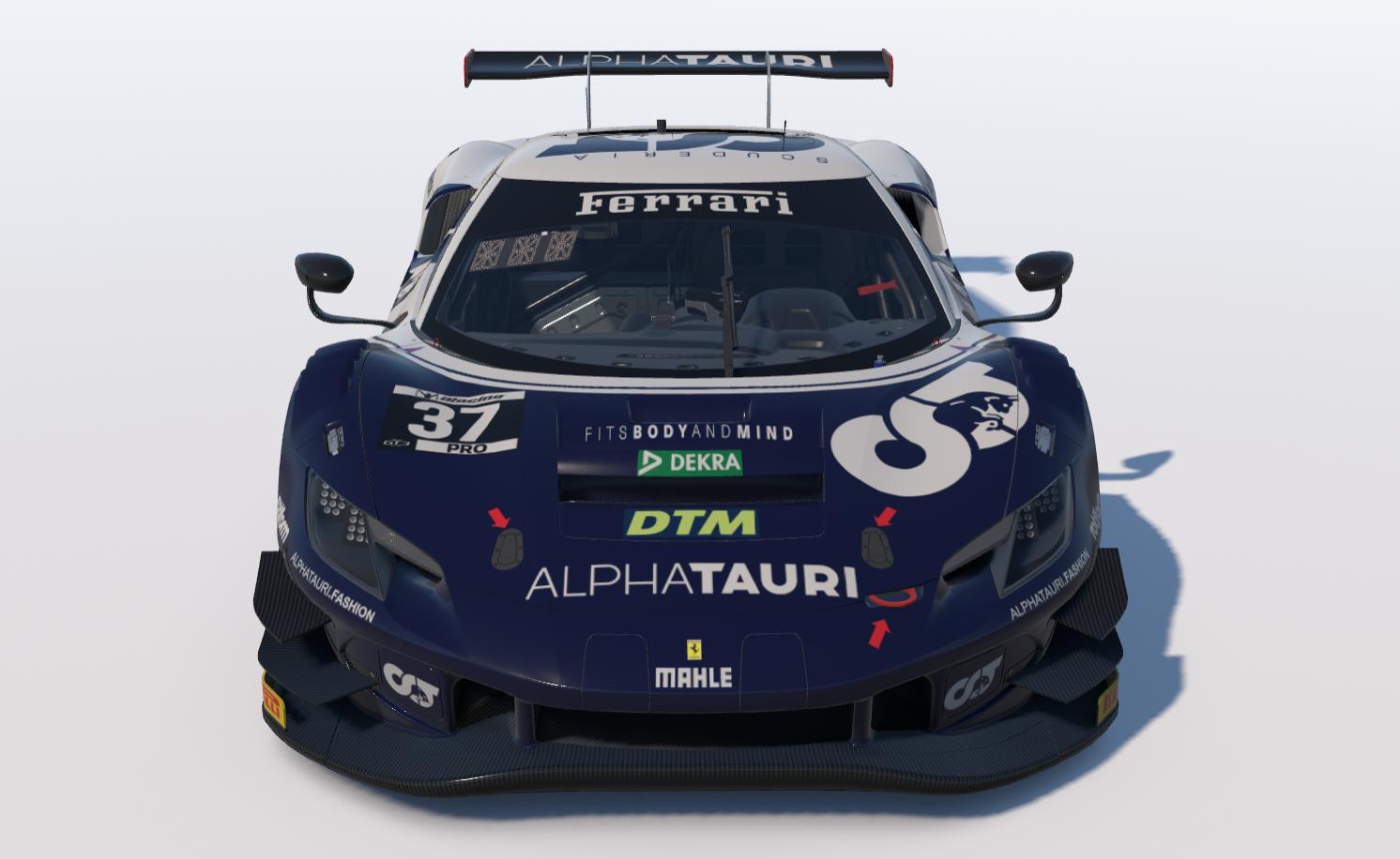 Preview of DTM 2022 - AlphaTauri AF Corse #37 by Andrea Zanon