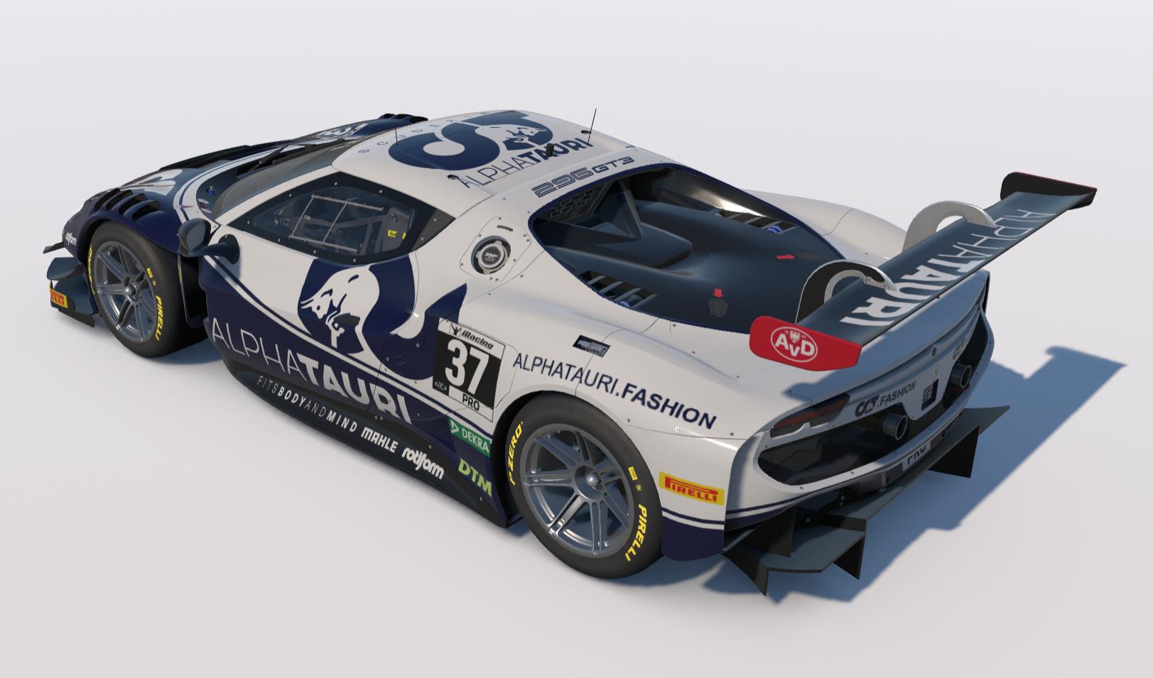 Preview of DTM 2022 - AlphaTauri AF Corse #37 by Andrea Zanon