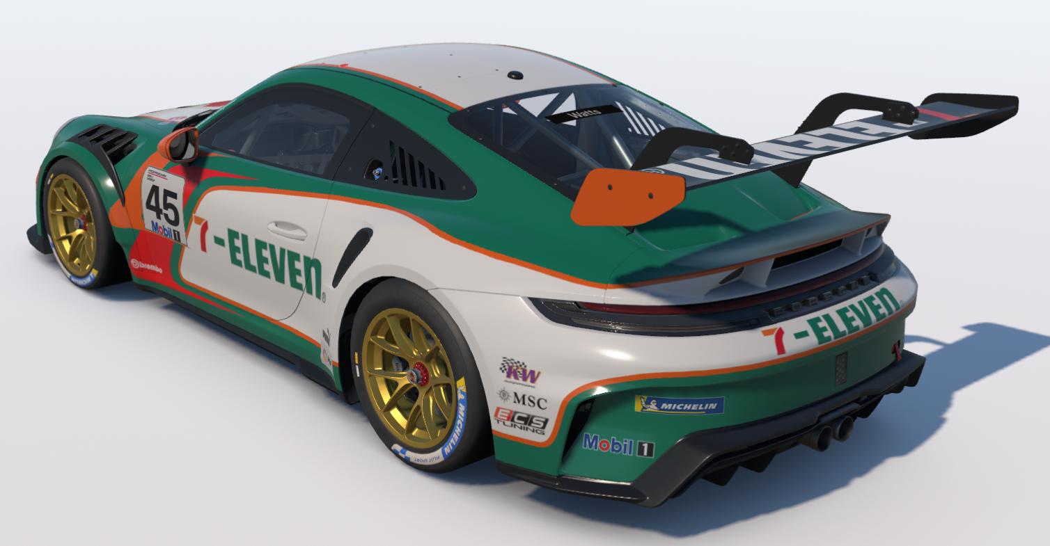 Preview of 7-Eleven Porsche Cup 992.2 by Mike W.