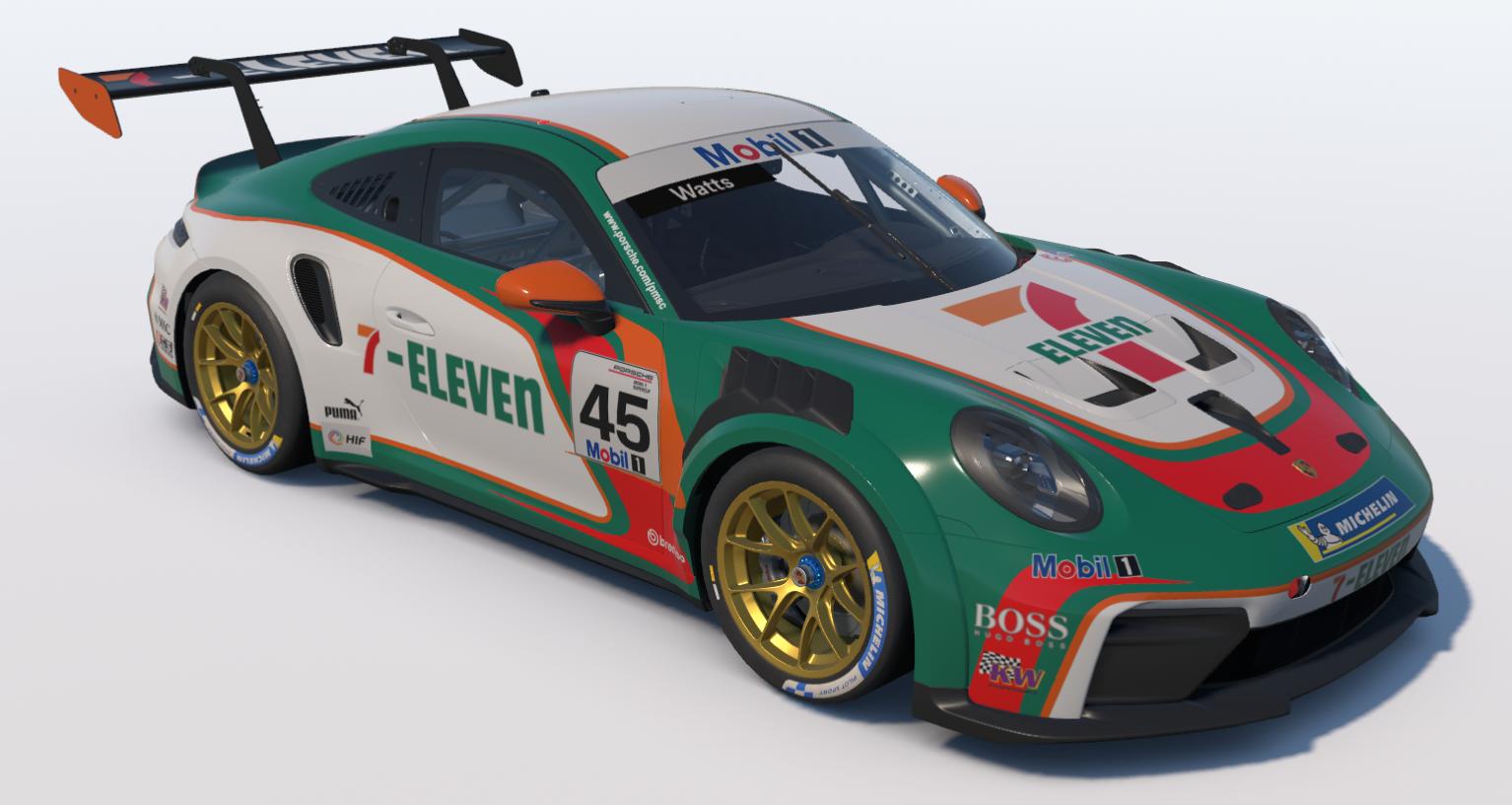 Preview of 7-Eleven Porsche Cup 992.2 by Mike W.