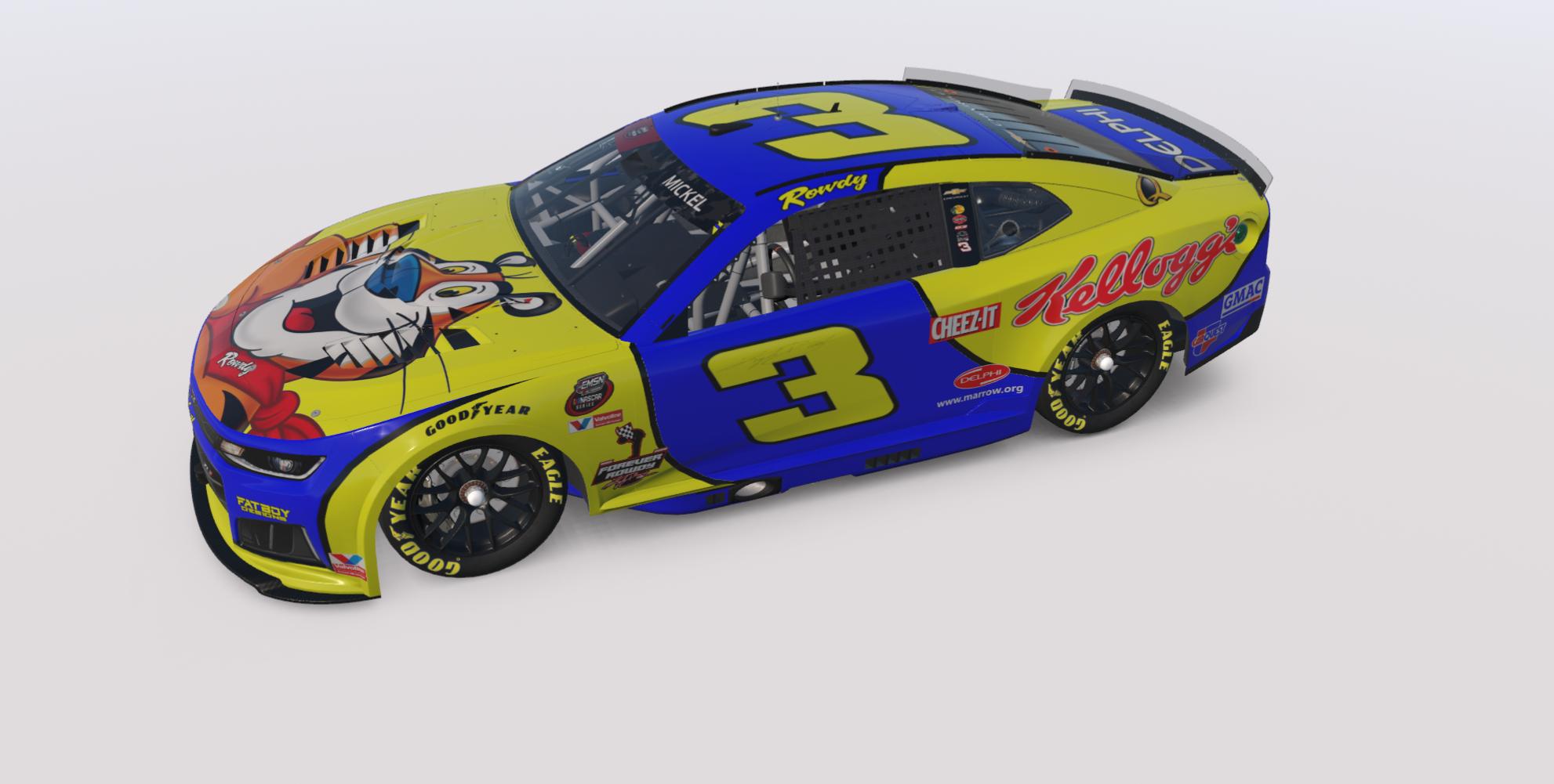 Preview of 2026 Blake Kyle Busch 1st Win Throwback Chevy Next Gen by Brant Mickel