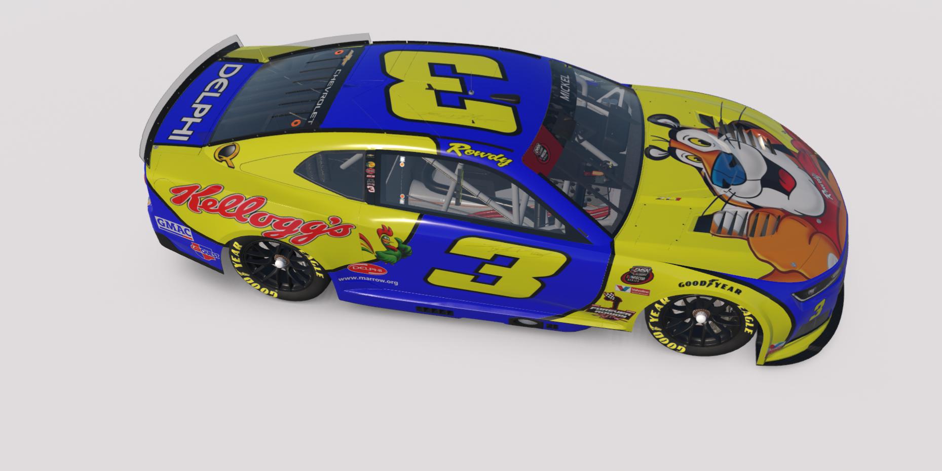 Preview of 2026 Blake Kyle Busch 1st Win Throwback Chevy Next Gen by Brant Mickel
