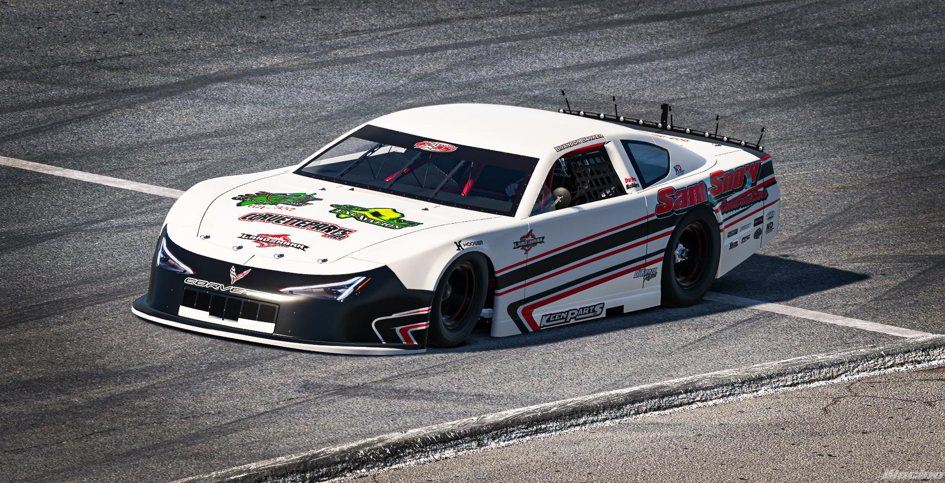 Preview of Brandon Barker - 2026 Super Late Model (sim stamped number) by Evan Beaulieu