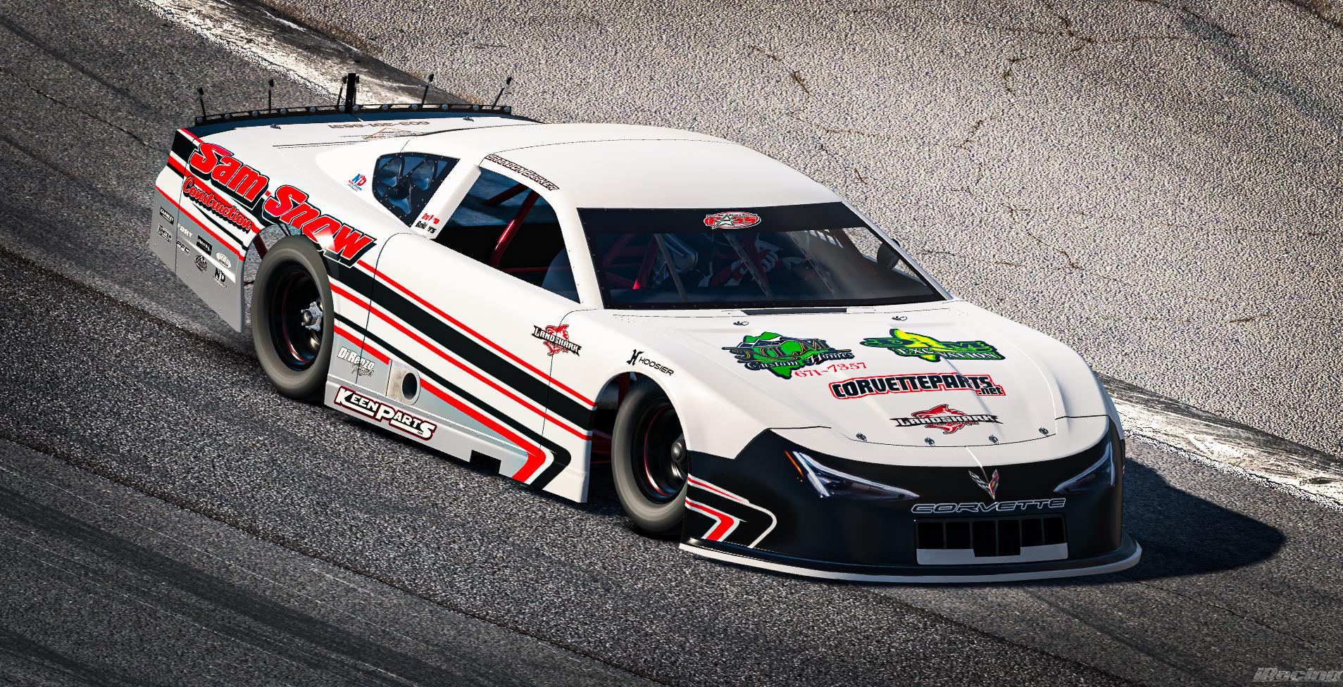 Preview of Brandon Barker - 2026 Super Late Model (sim stamped number) by Evan Beaulieu