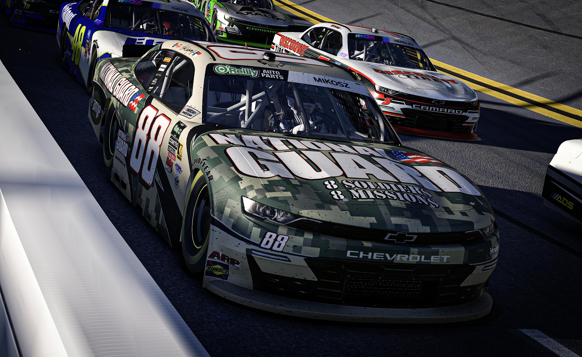 Preview of #88 - National Guard "8 Soldiers 8 Missions" Camaro - 2010 - CUSTOM NUMBER by Chad Mikosz
