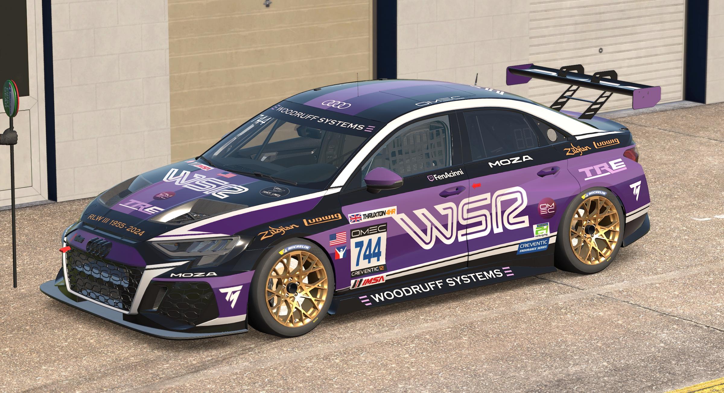 Preview of WSR Audi RS3 TCR "Saga" v1.1 by Patrick Cantrell