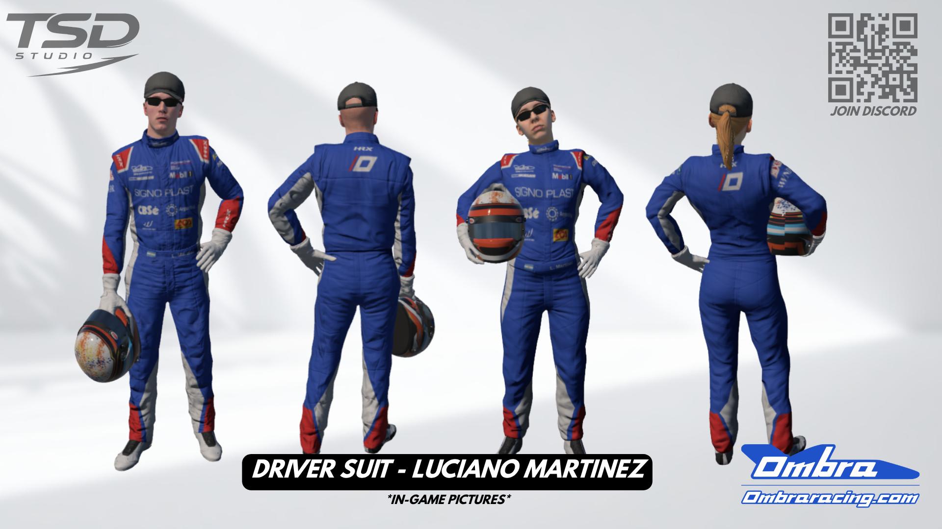 Preview of Luciano Martinez – Ombra Racing Official Suit 2026 by Andres T.
