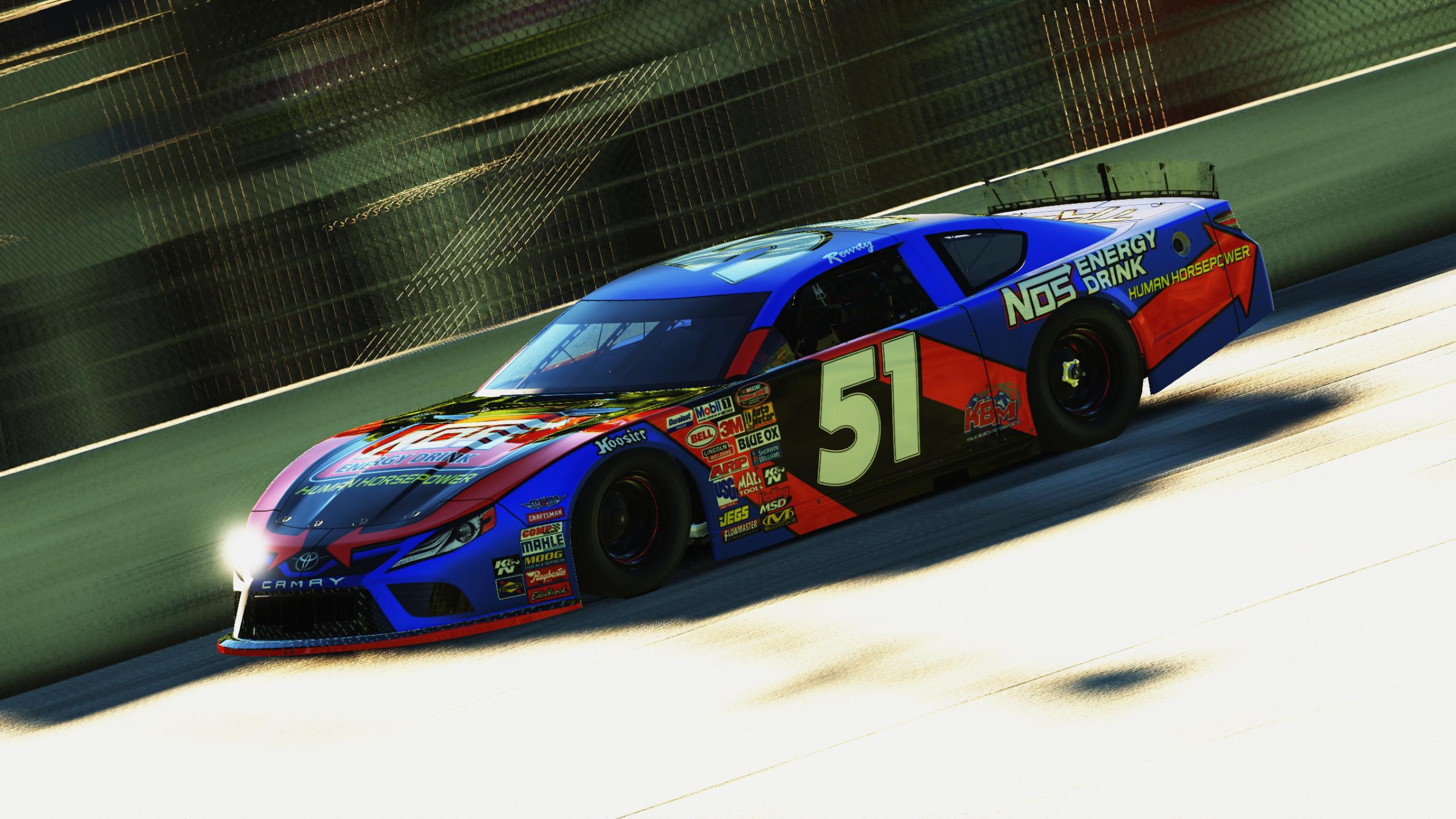 Preview of Kyle Busch NOS Energy Drink #51 2009 Super Late Model by Winston Deel