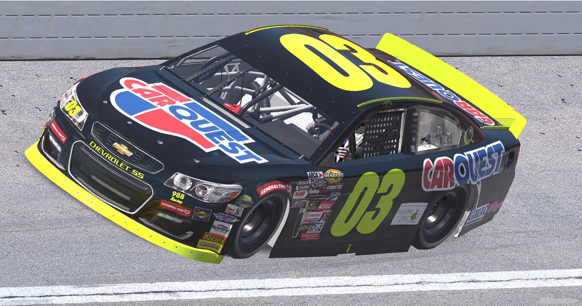 Preview of Kyle Busch 2006 Carquest Throwback #03 ARCA Chevrolet SS by Justin Rector