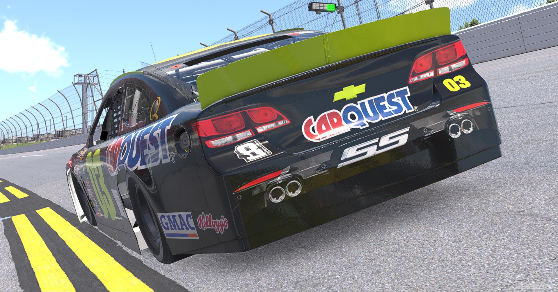 Preview of Kyle Busch 2006 Carquest Throwback #03 ARCA Chevrolet SS by Justin Rector