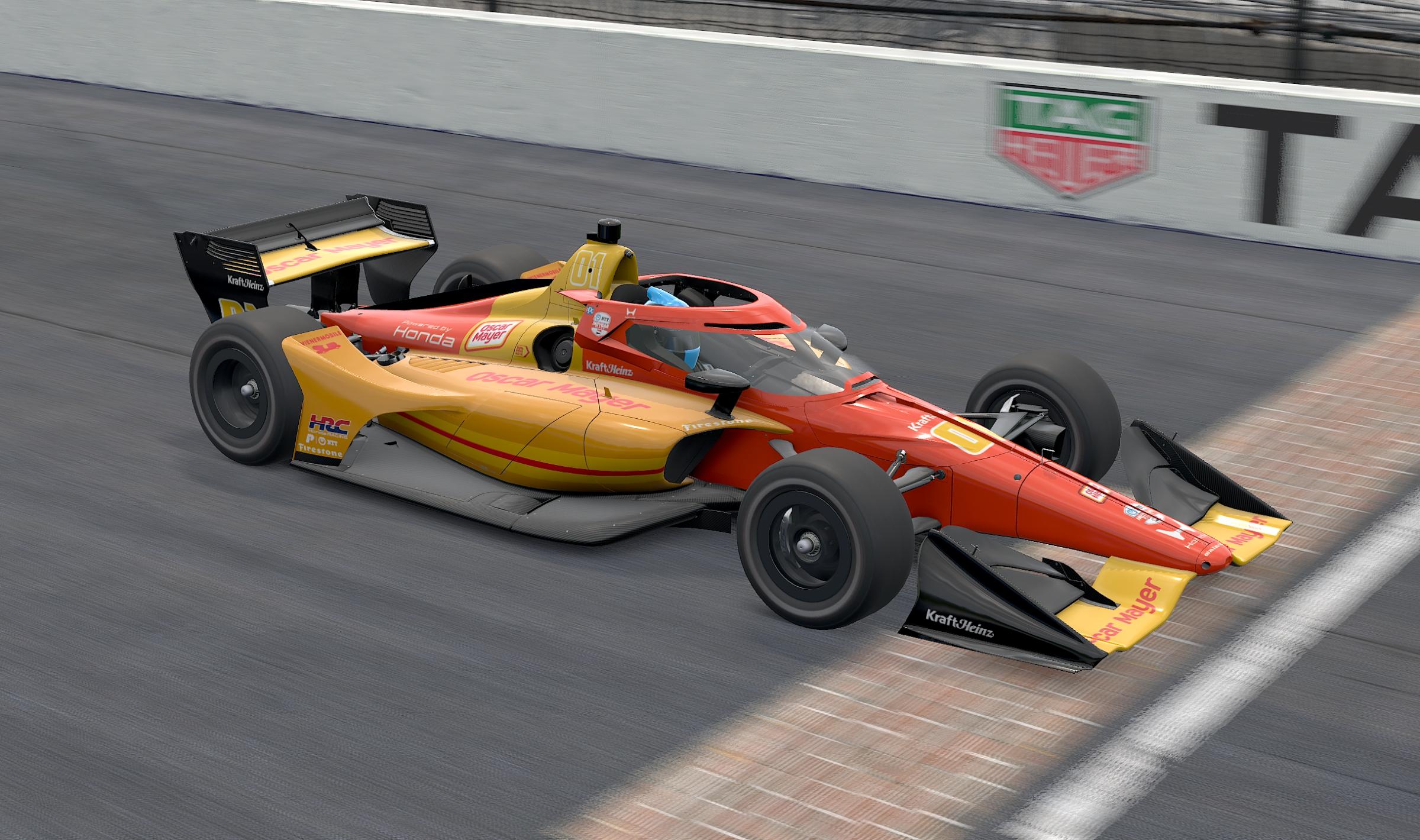 Preview of Oscar Mayer Wienermobile Honda Indycar by Pat Gabriel