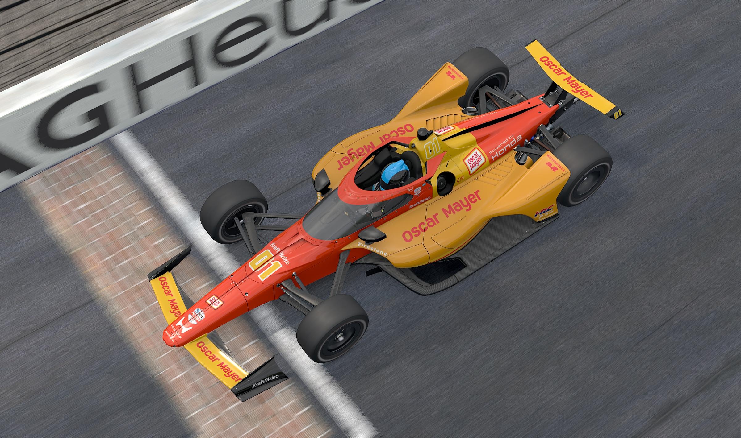 Preview of Oscar Mayer Wienermobile Honda Indycar by Pat Gabriel