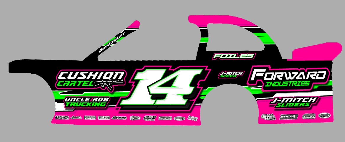 Preview of Lane Foils Pink by Garrett D.