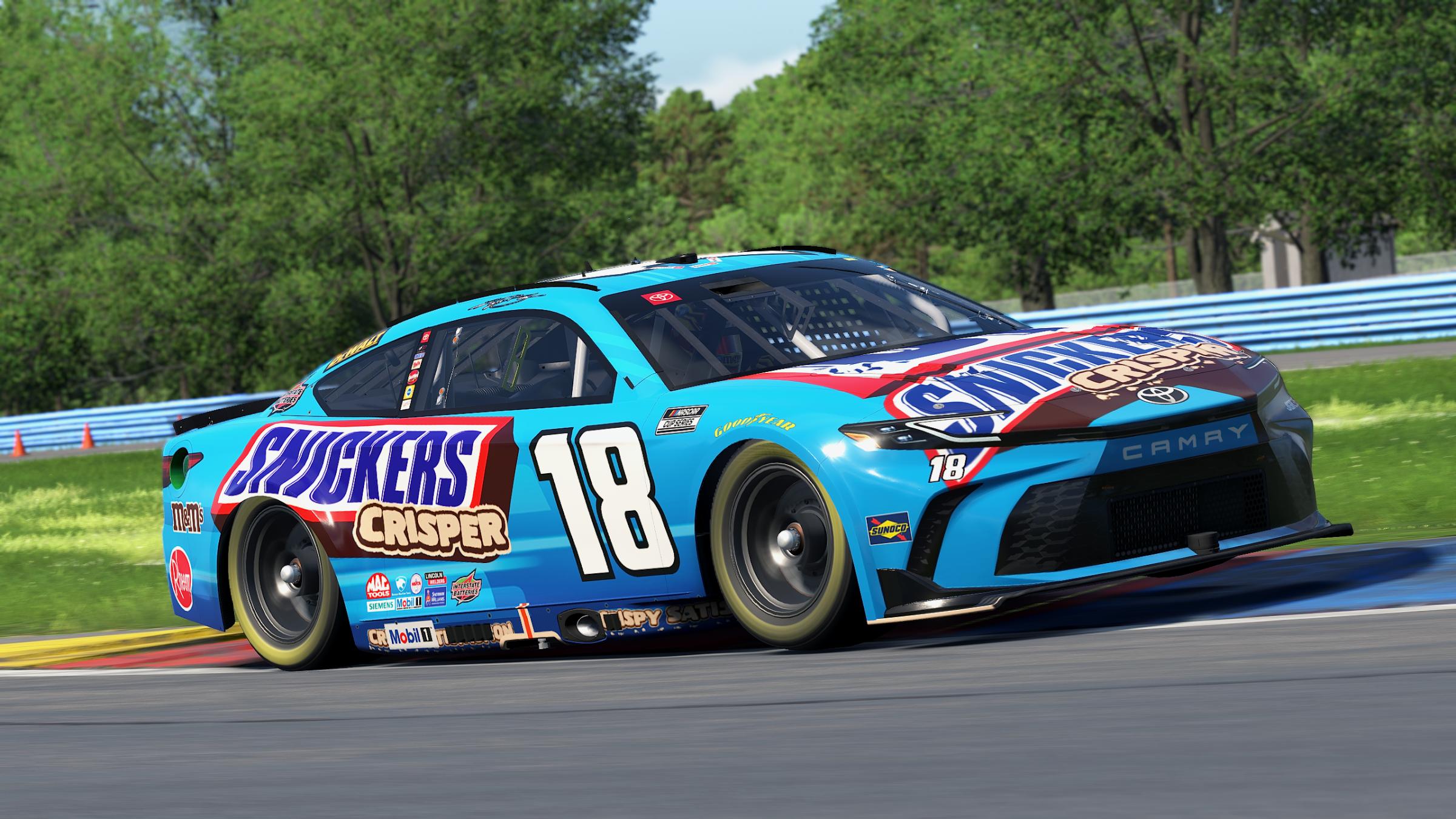 Preview of Kyle Busch 2026 Snickers Crisper Cup Camry (Custom Numbers) by Aledam Contreras