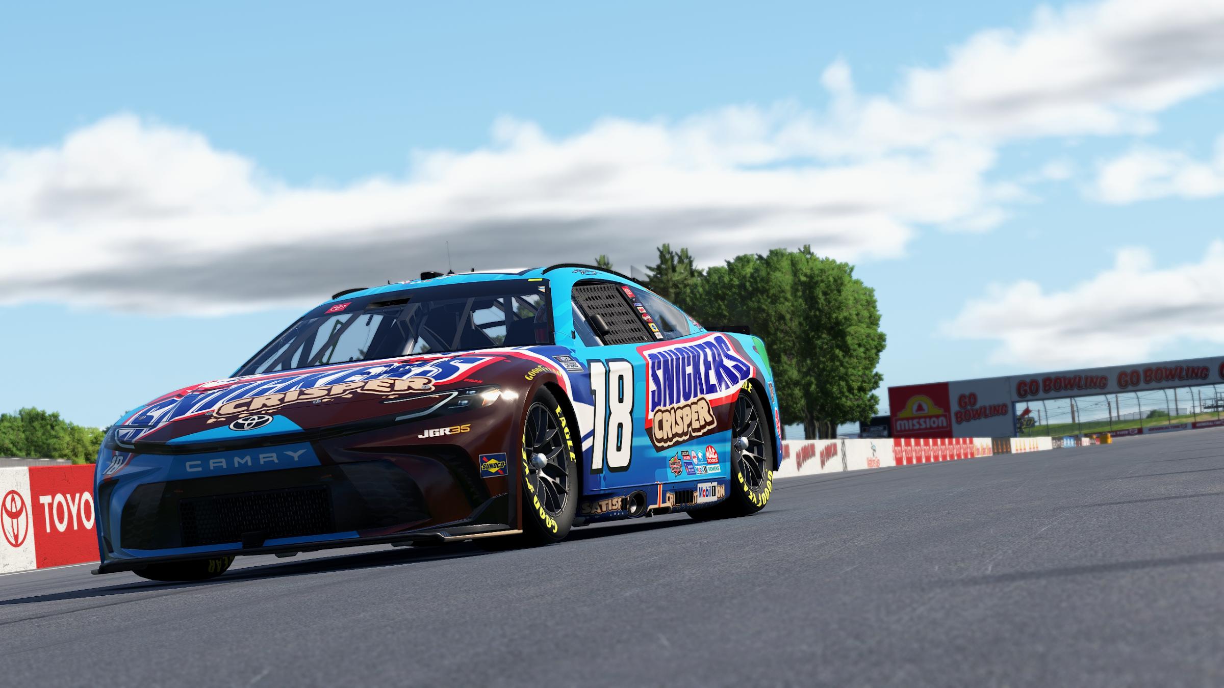 Preview of Kyle Busch 2026 Snickers Crisper Cup Camry (Custom Numbers) by Aledam Contreras
