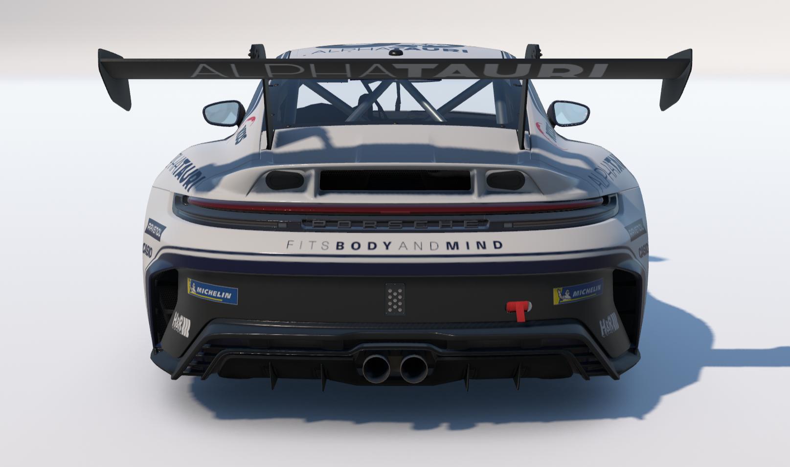 Preview of Porsche 911 Cup (992.2) - AlphaTauri Concept by Andrea Zanon