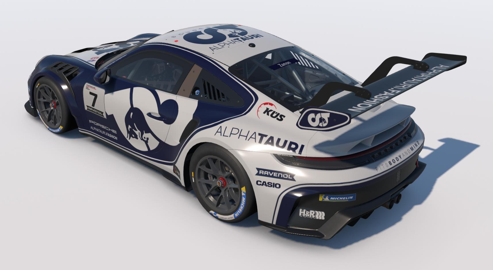Preview of Porsche 911 Cup (992.2) - AlphaTauri Concept by Andrea Zanon