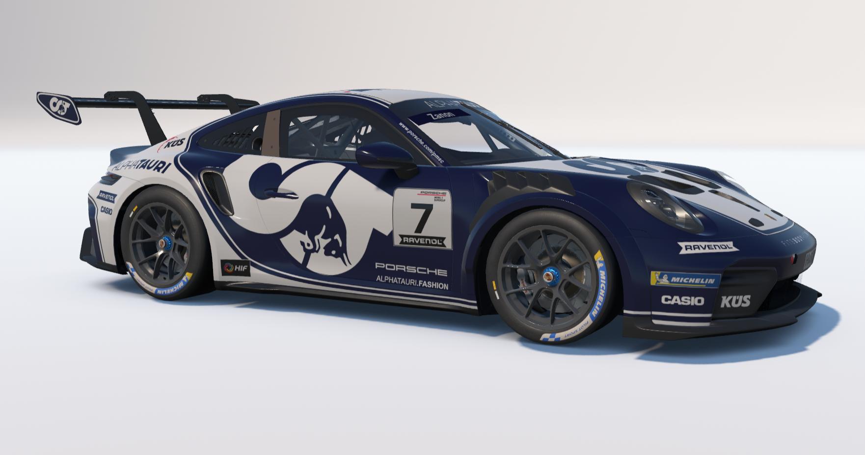 Preview of Porsche 911 Cup (992.2) - AlphaTauri Concept by Andrea Zanon