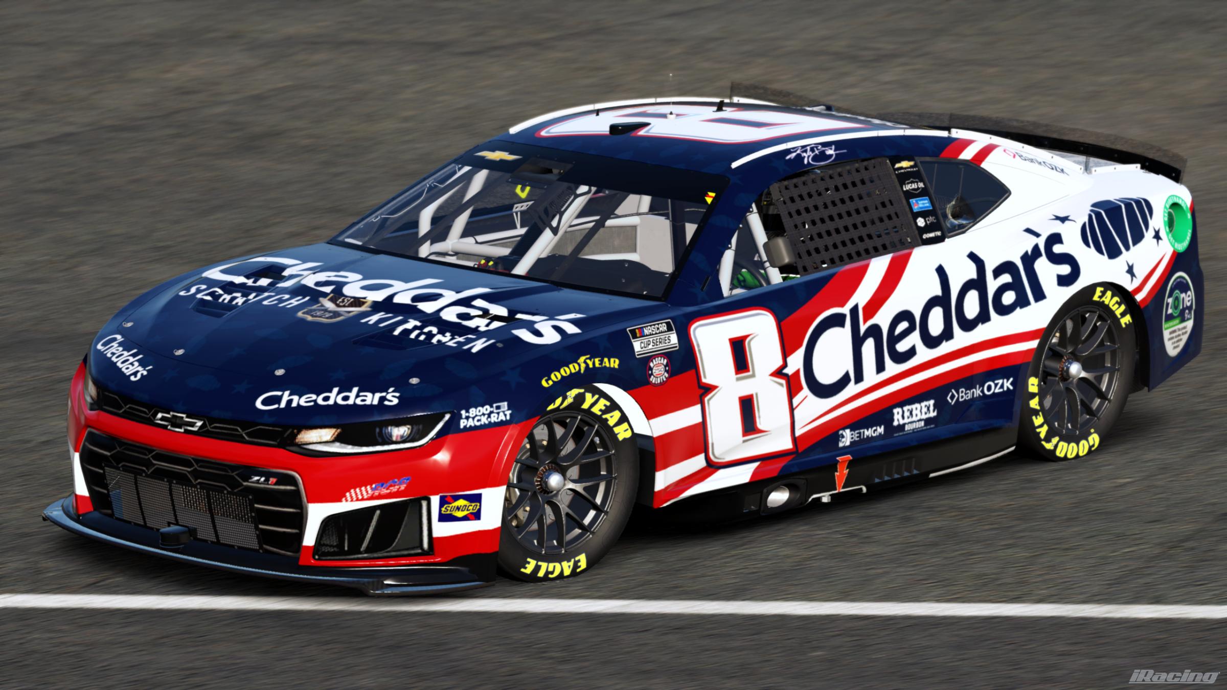 Preview of Kyle Busch 2026 Cheddars Patriotic (Sim #) by Gary P.