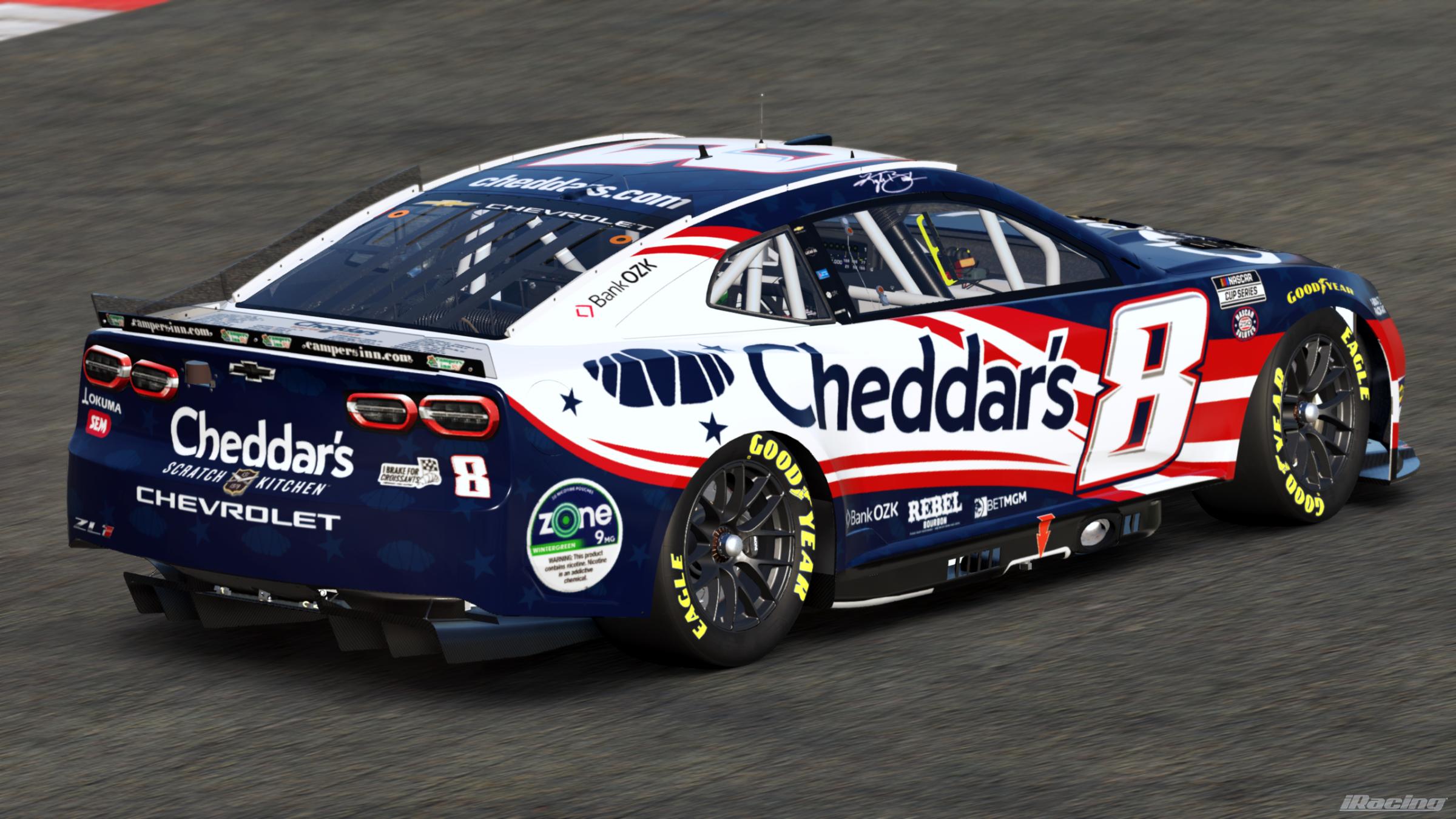 Preview of Kyle Busch 2026 Cheddars Patriotic (Sim #) by Gary P.