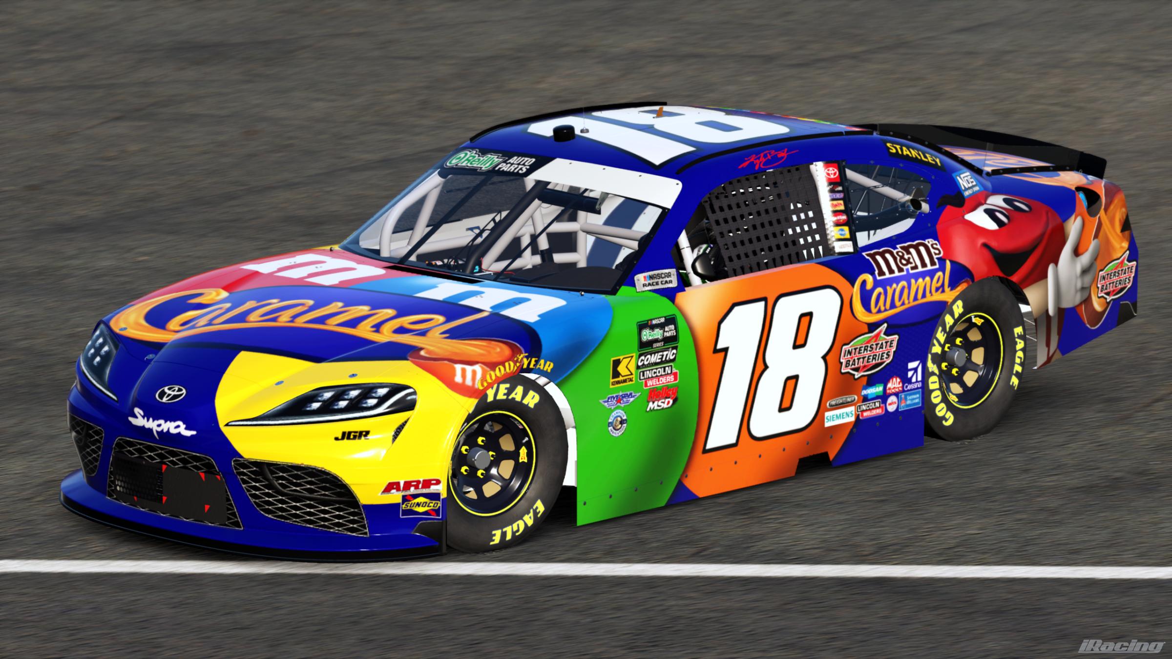 Preview of Kyle Busch 2017 m&ms Caramel (Custom #) by Gary P.