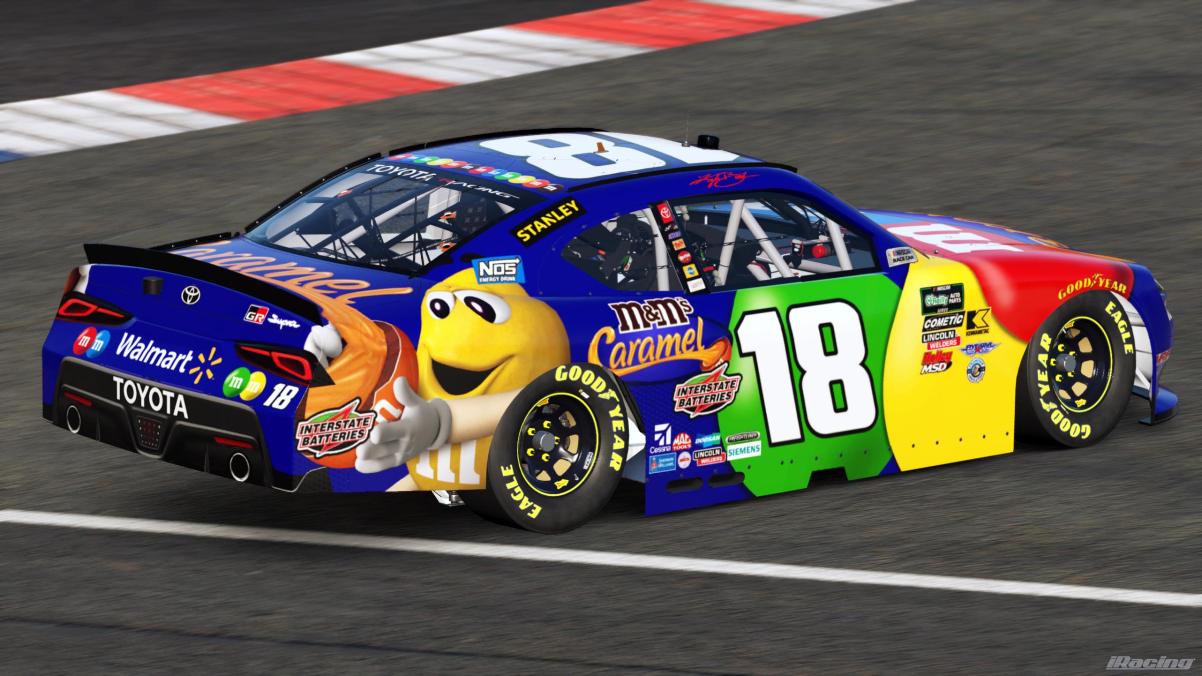 Preview of Kyle Busch 2017 m&ms Caramel (Custom #) by Gary P.