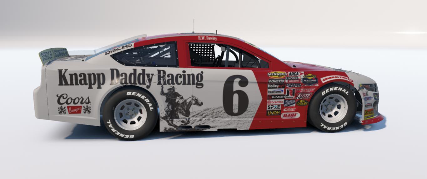 Preview of Hunter Fawley #6 Knapp Daddy Racing ARCA Ford Mustang by Johnathan Smith3