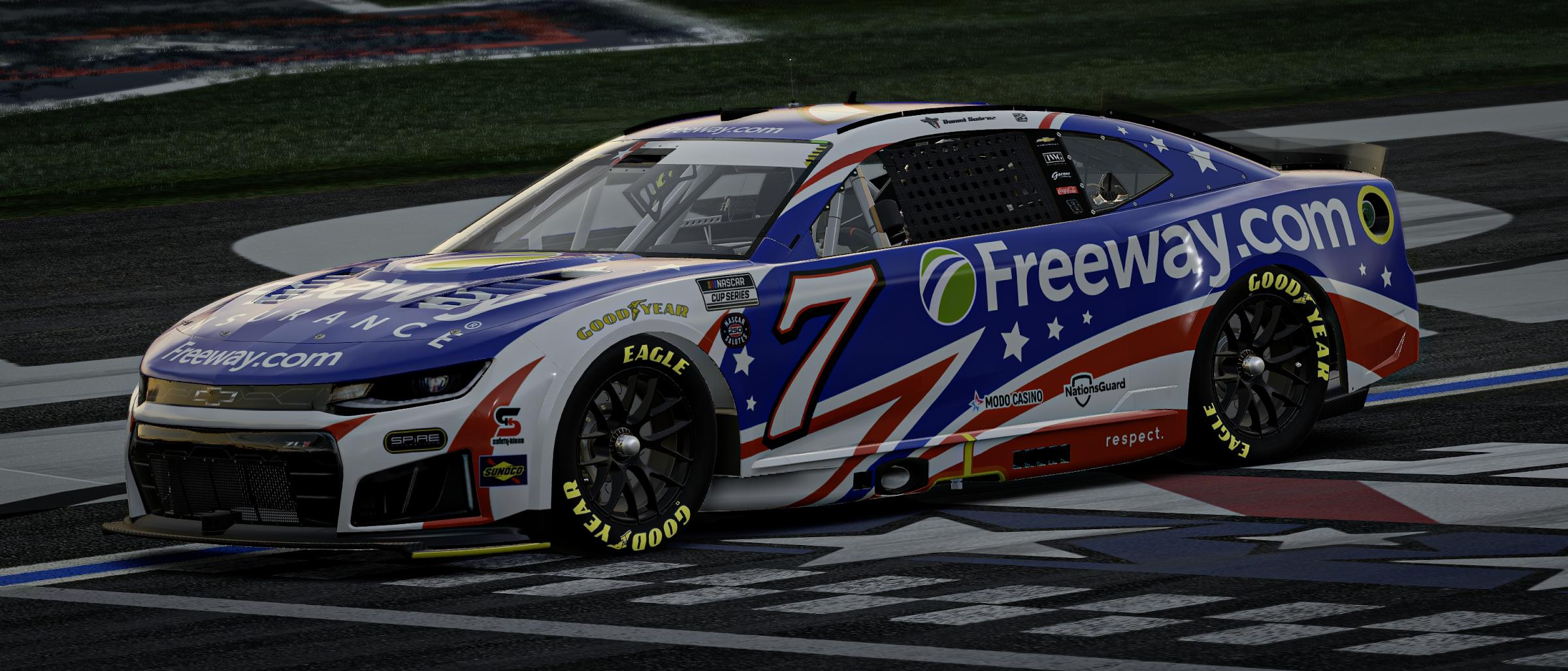Preview of #7 - Daniel Suarez - Freeway Insurance - Coke 600 WINNER by Chad Mikosz