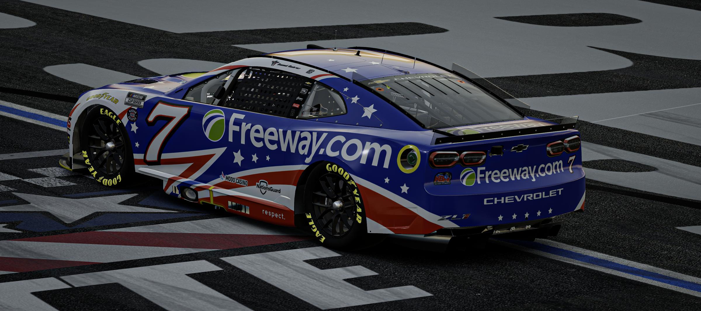 Preview of #7 - Daniel Suarez - Freeway Insurance - Coke 600 WINNER by Chad Mikosz