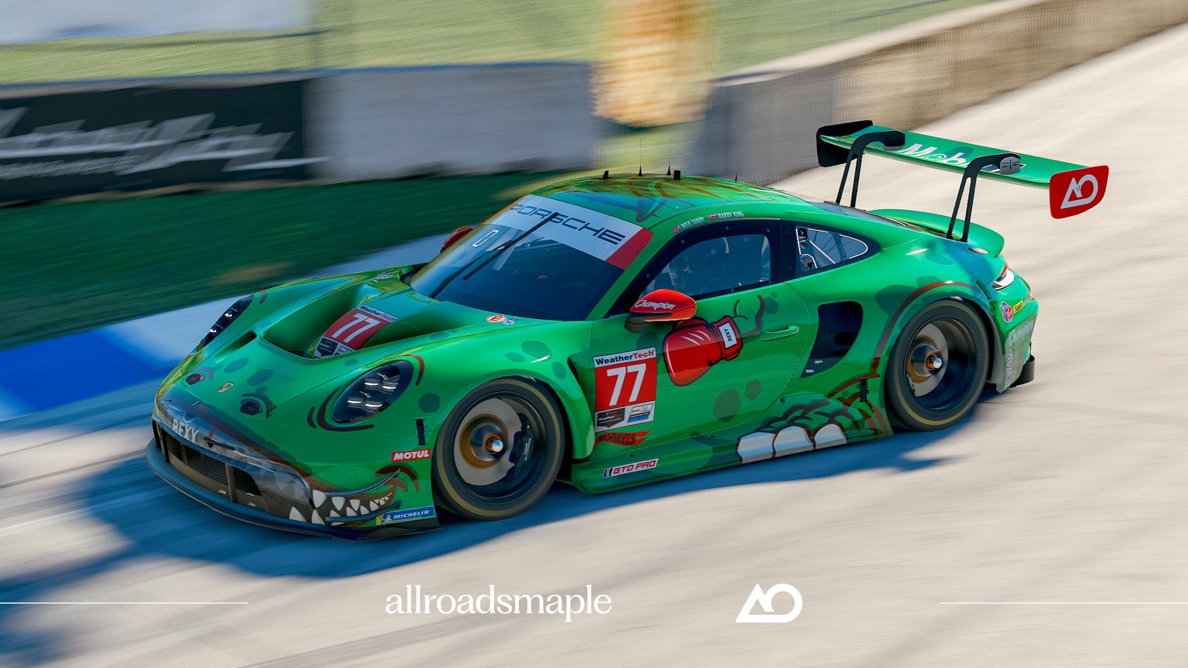 Preview of Official 2026 AO Racing IMSA GTD Pro #77 Roxy GT3 Rawr Detroit by Patryk A.