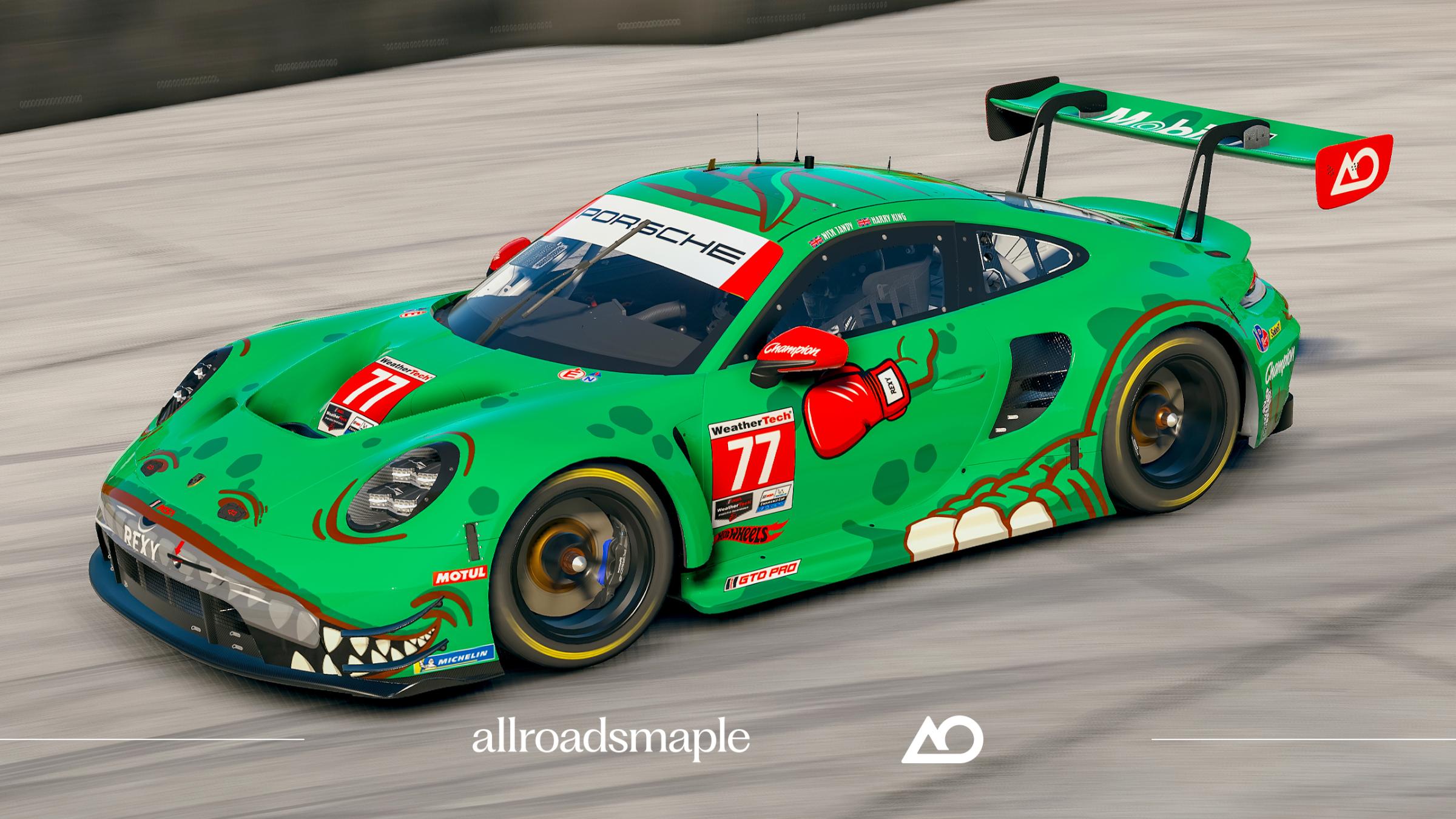 Preview of Official 2026 AO Racing IMSA GTD Pro #77 Roxy GT3 Rawr Detroit by Patryk A.