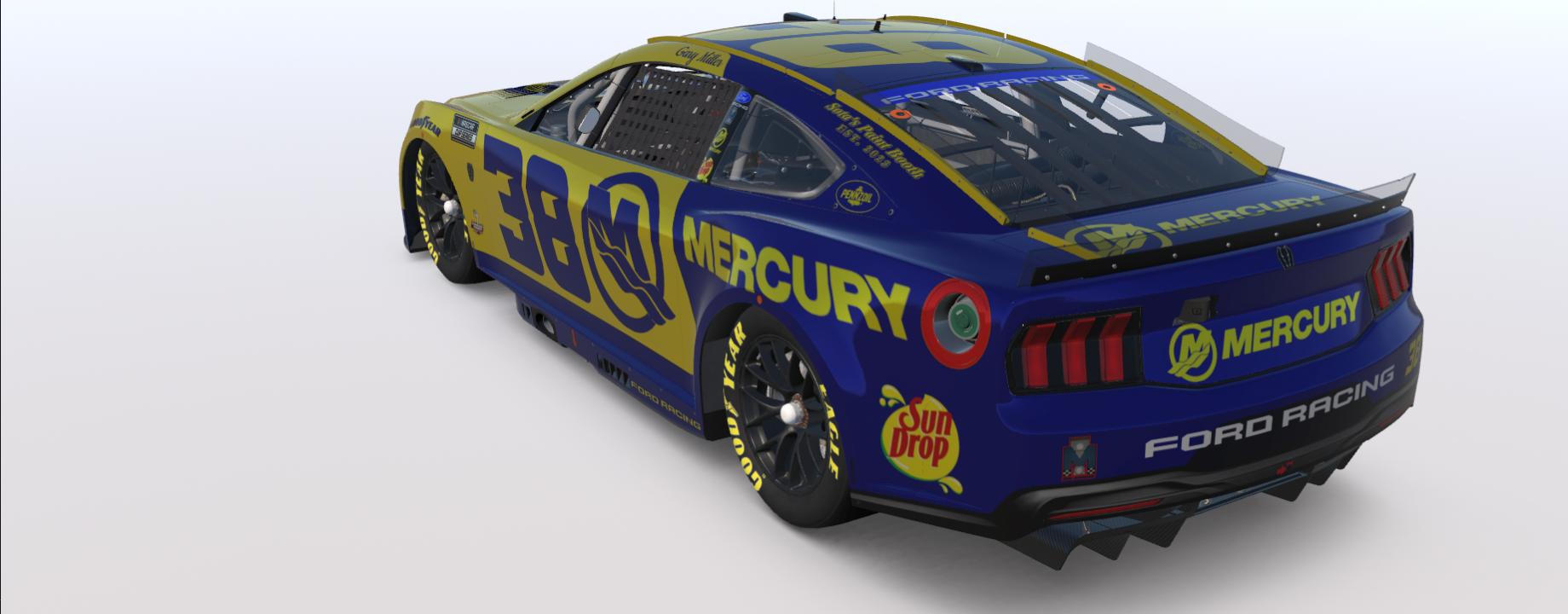 Preview of Gary Miller #38 Mercury Ford Mustang (Chrome) by Paul S Junior