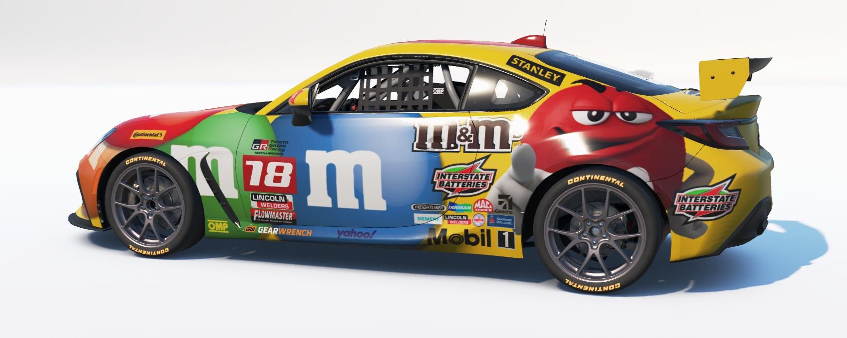 Preview of Toyota GR86 Kyle Busch M&Ms by Don Craig