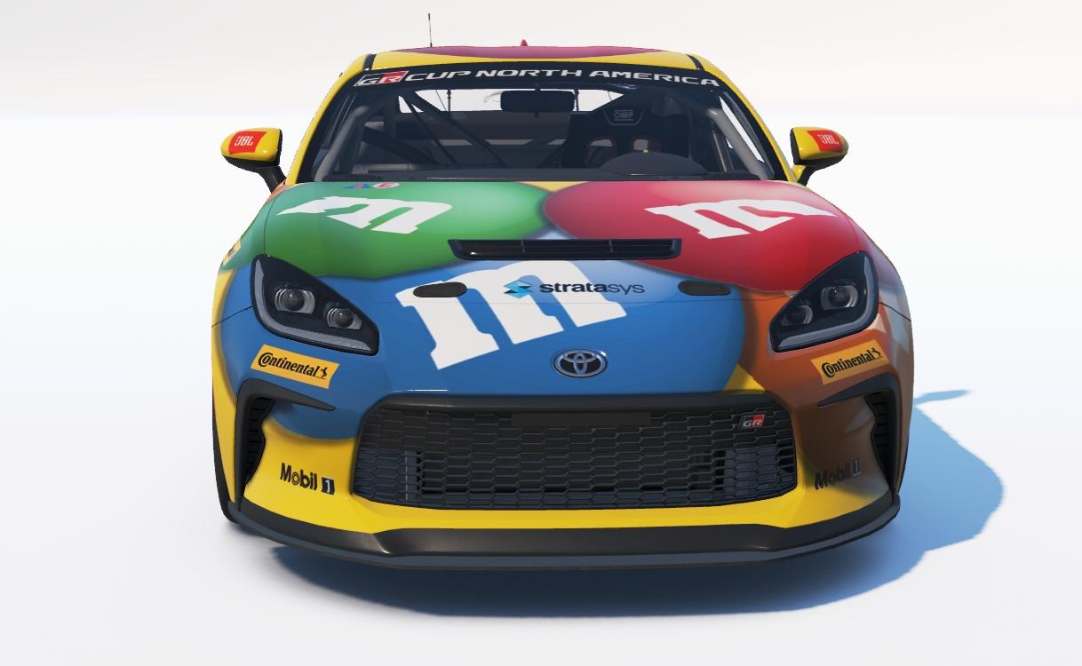 Preview of Toyota GR86 Kyle Busch M&Ms by Don Craig