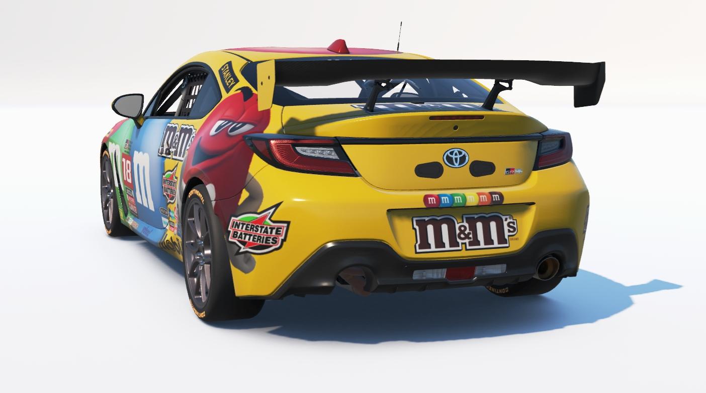 Preview of Toyota GR86 Kyle Busch M&Ms by Don Craig