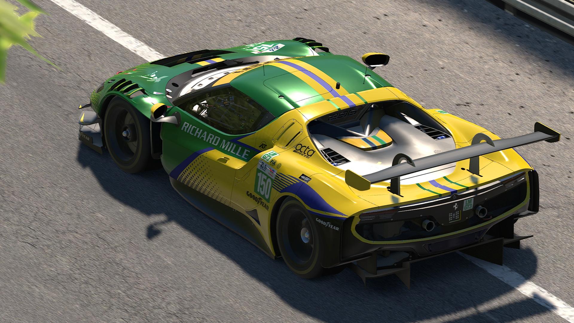 Preview of Ferrari AF Corse Richard Mille #150 Brazil Edition (2026 Le Mans) by Guilherme Blatt