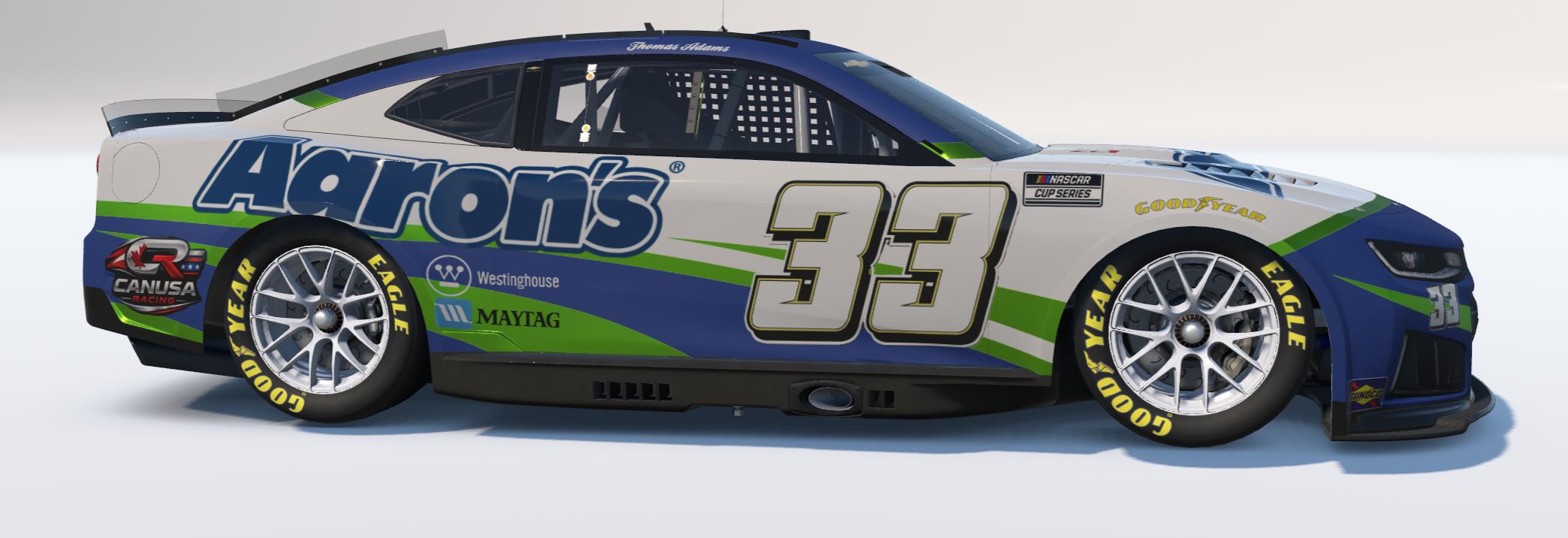 Preview of AARONS NUMBER 33 FOR THOMAS ADAMS 10 by Dave S.