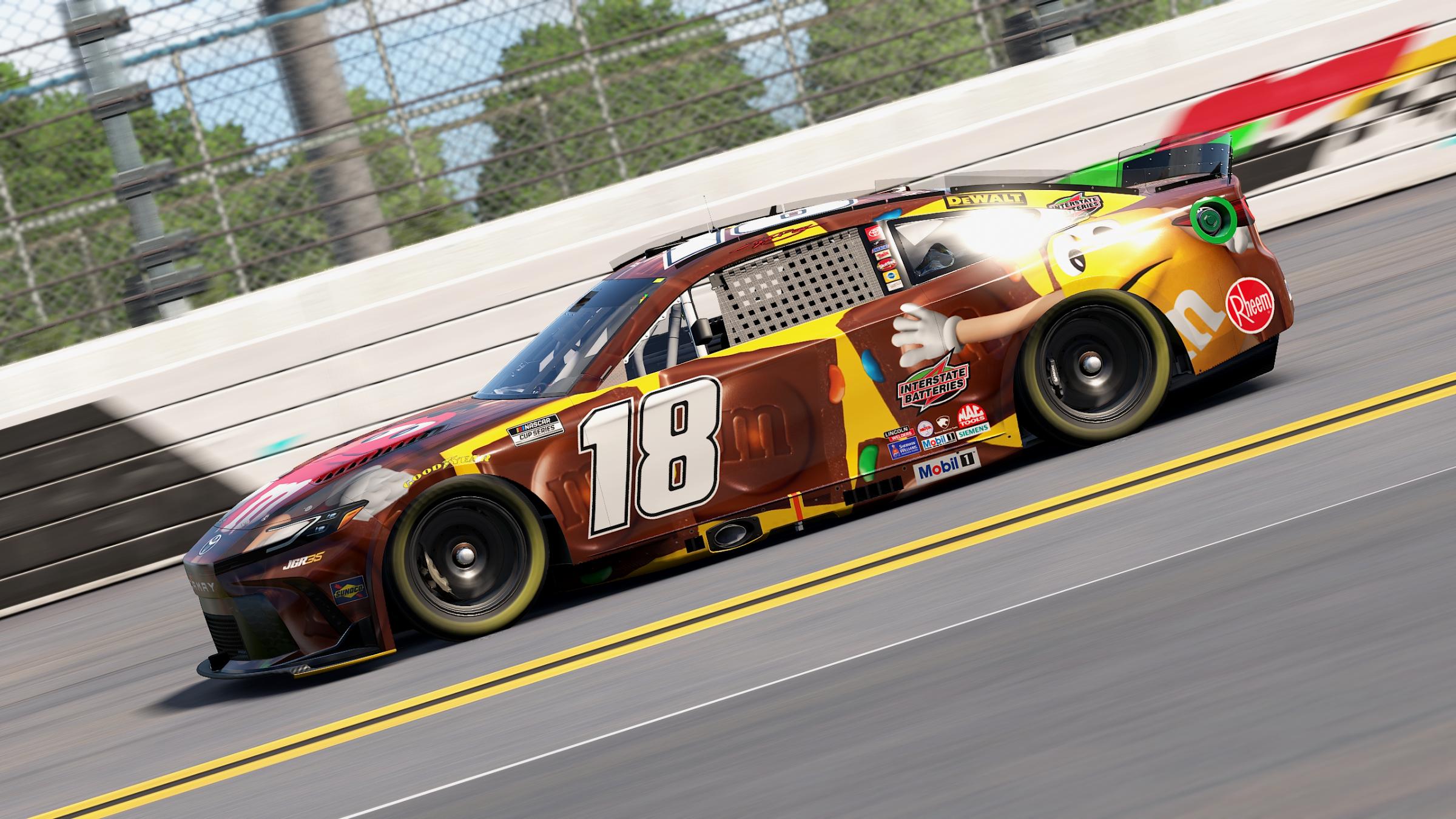 Preview of Kyle Busch 2026 M&Ms Chocolate Bar Cup Camry (Custom Numbers) by Aledam Contreras